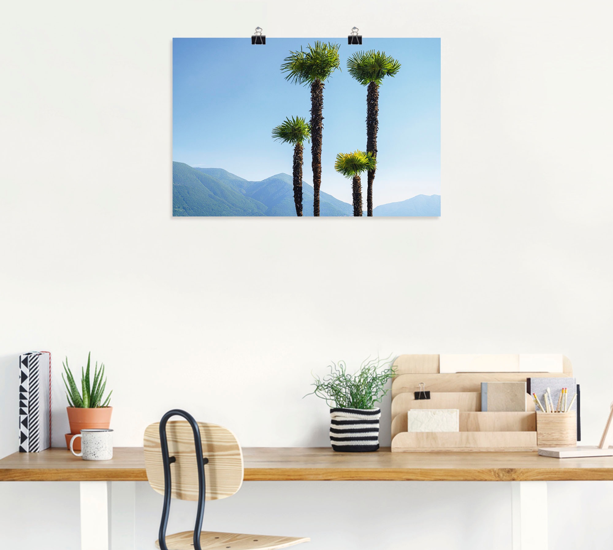 Artland Wandbild »Im Tessin«, Baumbilder, (1 St.), als Alubild, Leinwandbild, Wandaufkleber oder Poster in versch. Größen