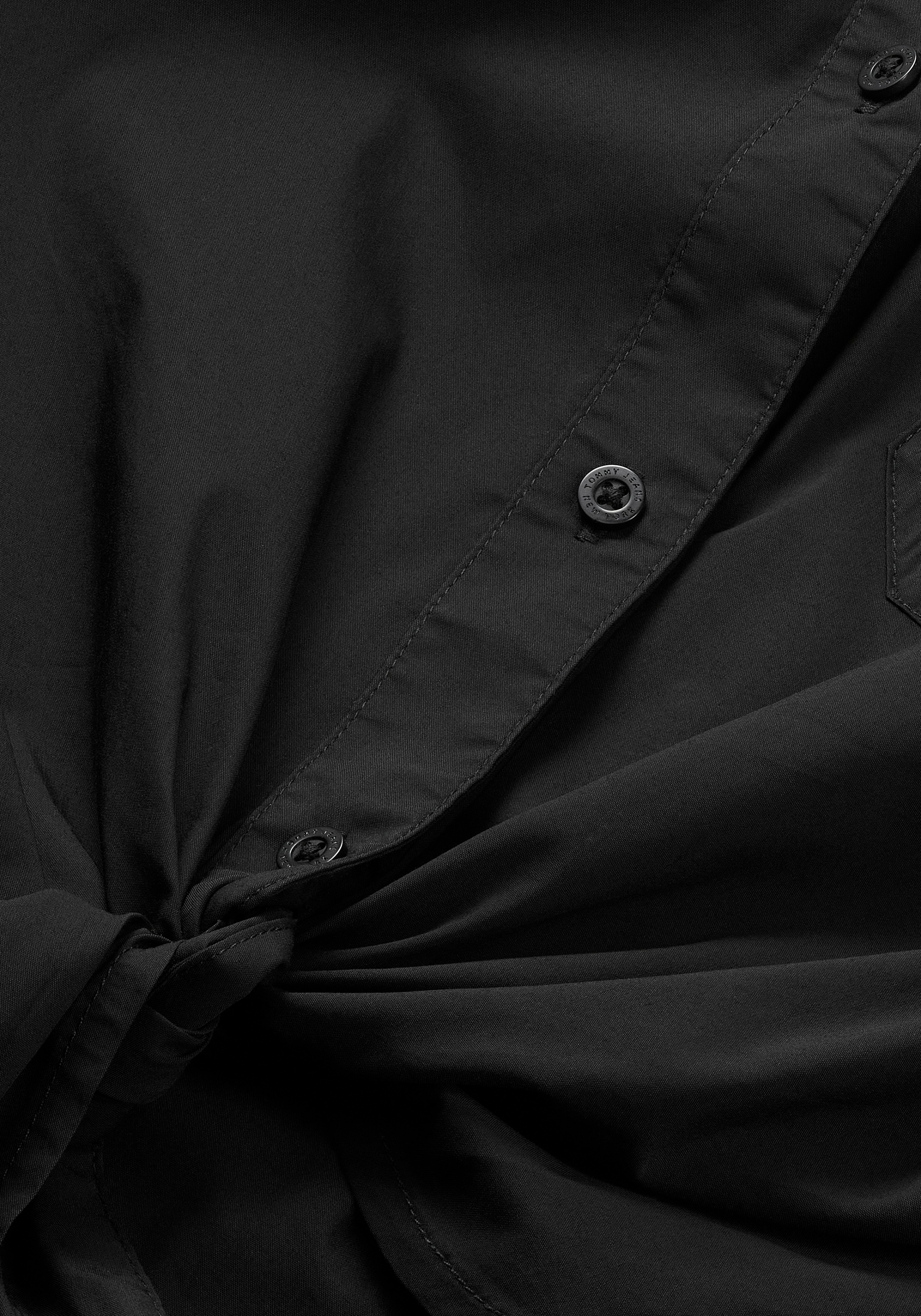 Tommy Jeans Blusentop »TJW FRONT TIE SHIRT«, mit Bindeband
