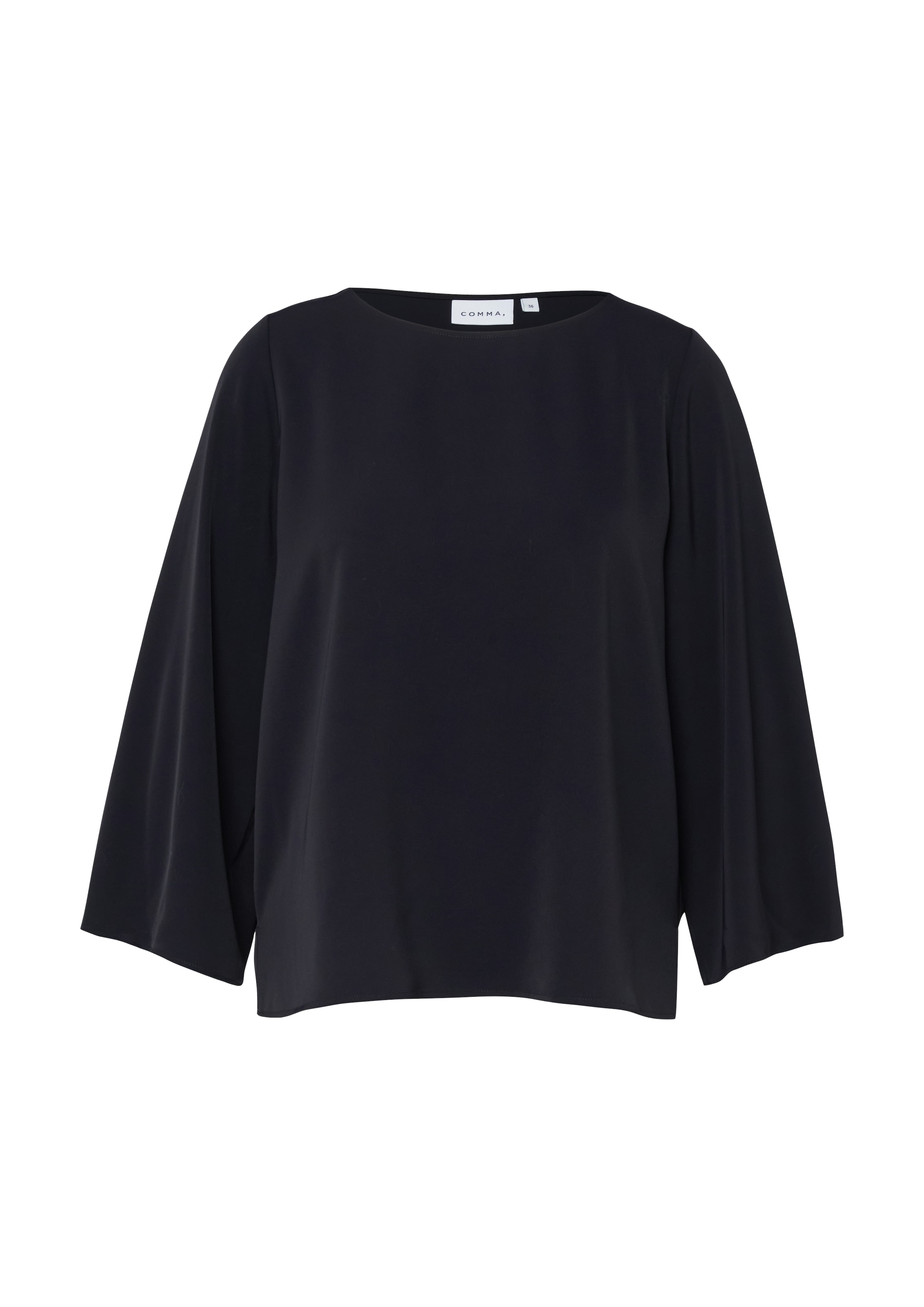 Comma Shirtbluse Sommerbluse 3/4-Arm mit weiten Ärmeln