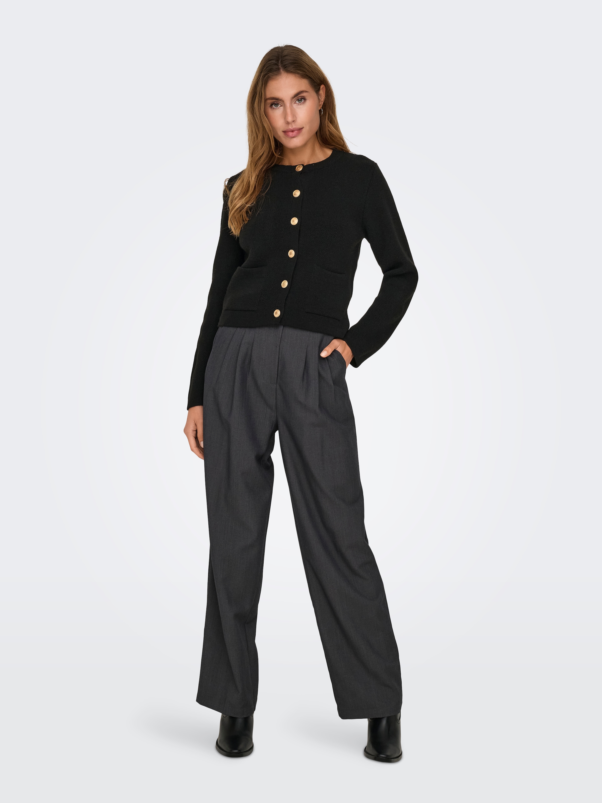 JDY Strickjacke »JDYKIM L/S ON BUTTON CARDIGAN KNT NOOS«