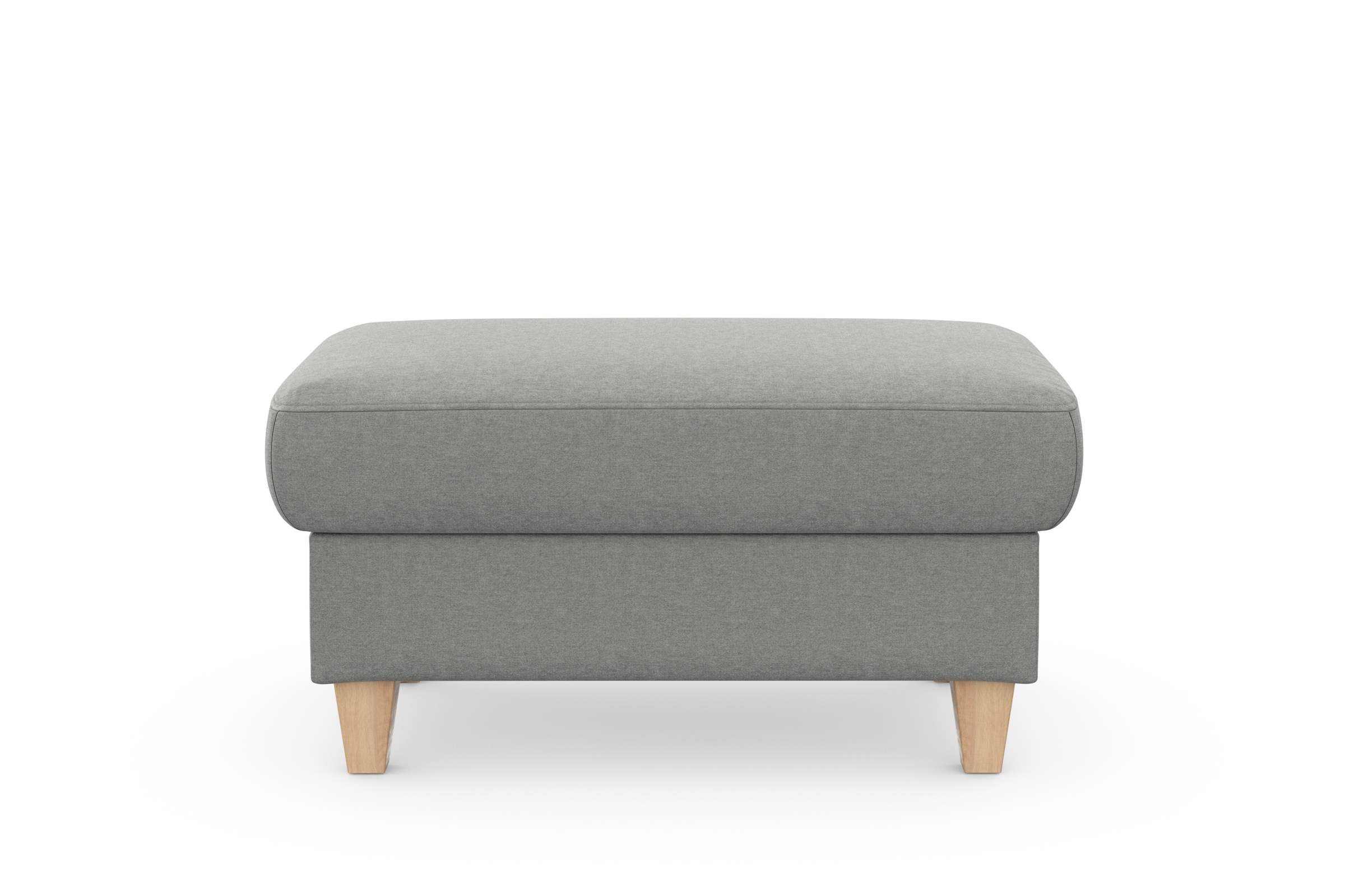 sit&more Stauraumhocker »Farö«, mit Stauraum und Federkern und naturfarbenen Füßen