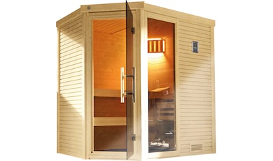weka Sauna »Cubilis«, (Set), 7,5 kW Bio-Ofen mit digitaler Steuerung kaufen