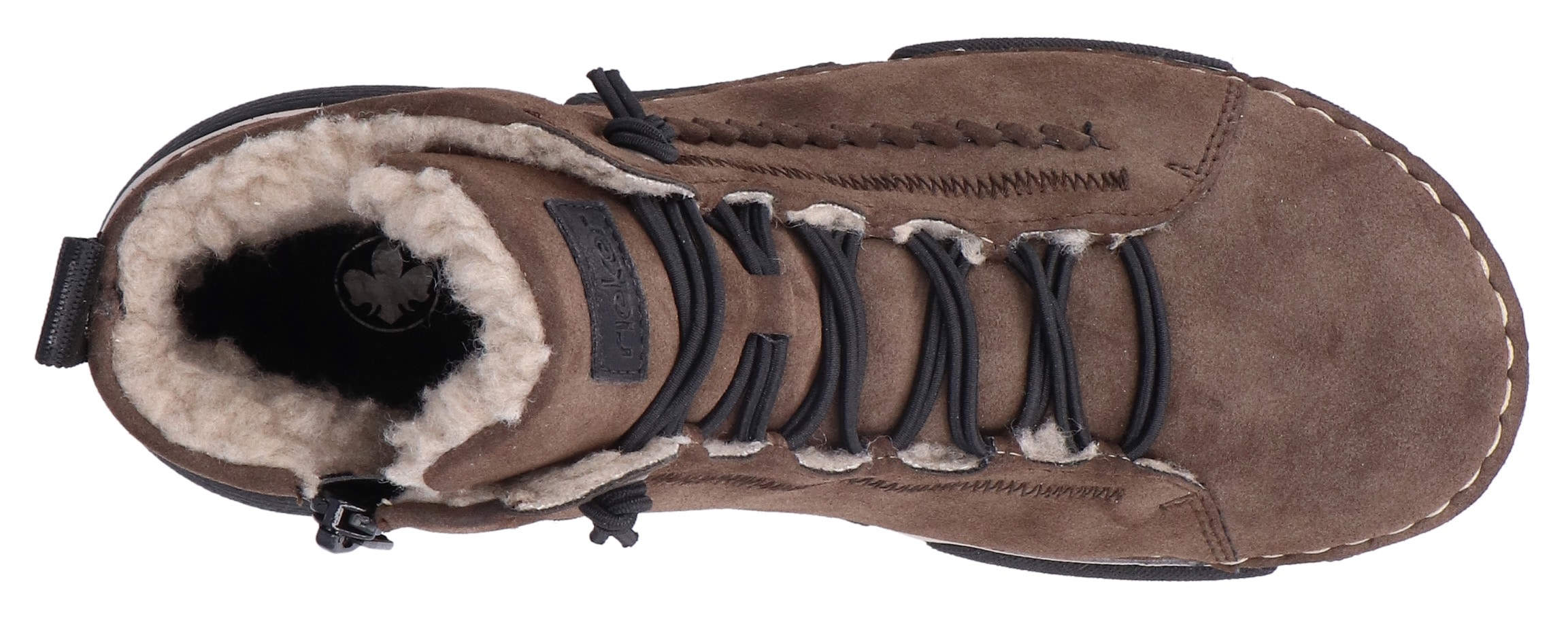 Rieker Winterboots  , Winterstiefelette, Outdoorboots, Warmfutter, mit Innenreißverschluss