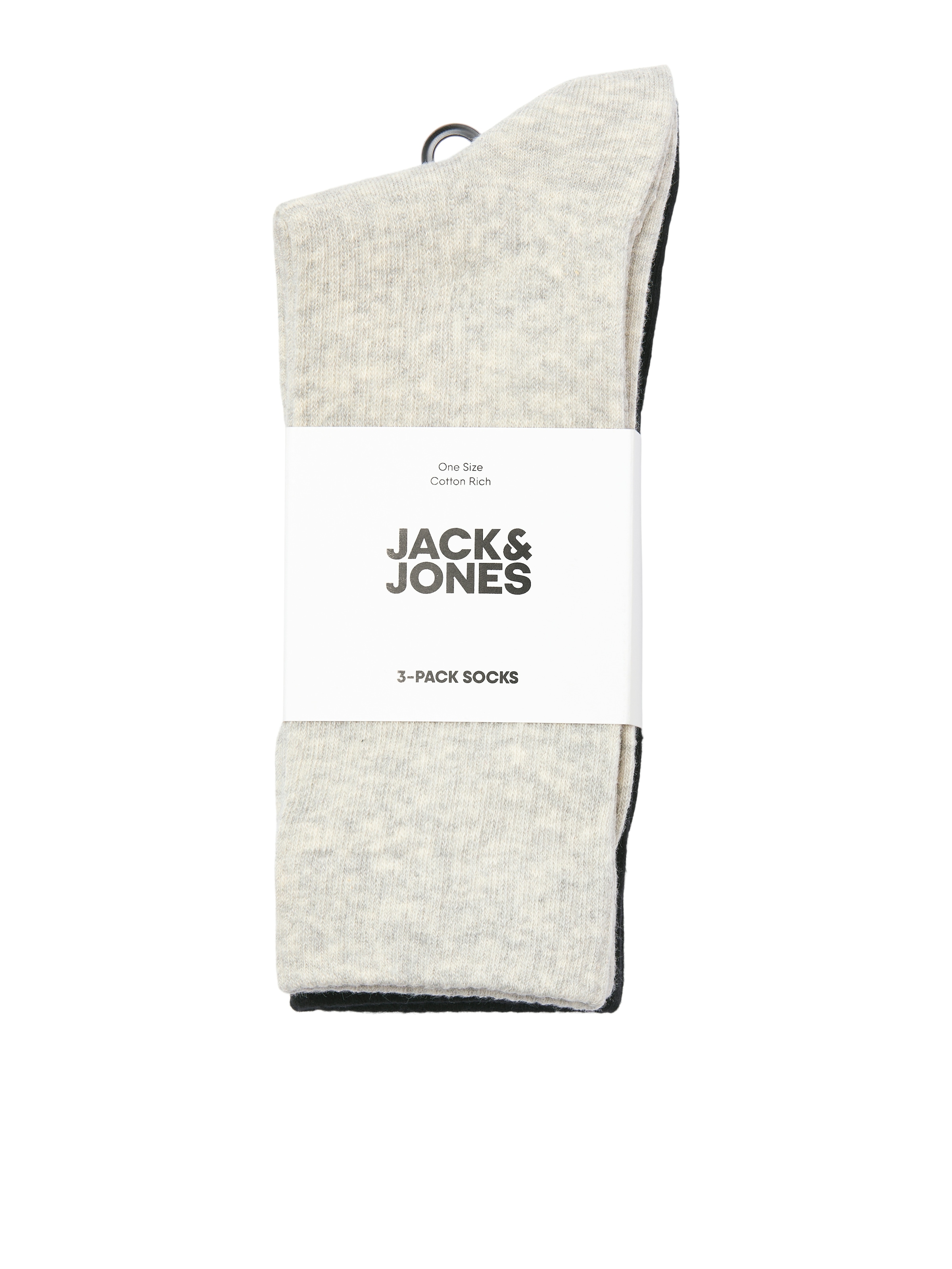 Jack & Jones Freizeitsocken »JACSOHO TENNIS SOCKS 3 PACK NOOS« Packung, 3 Stk. tlg. mit Logostickerei