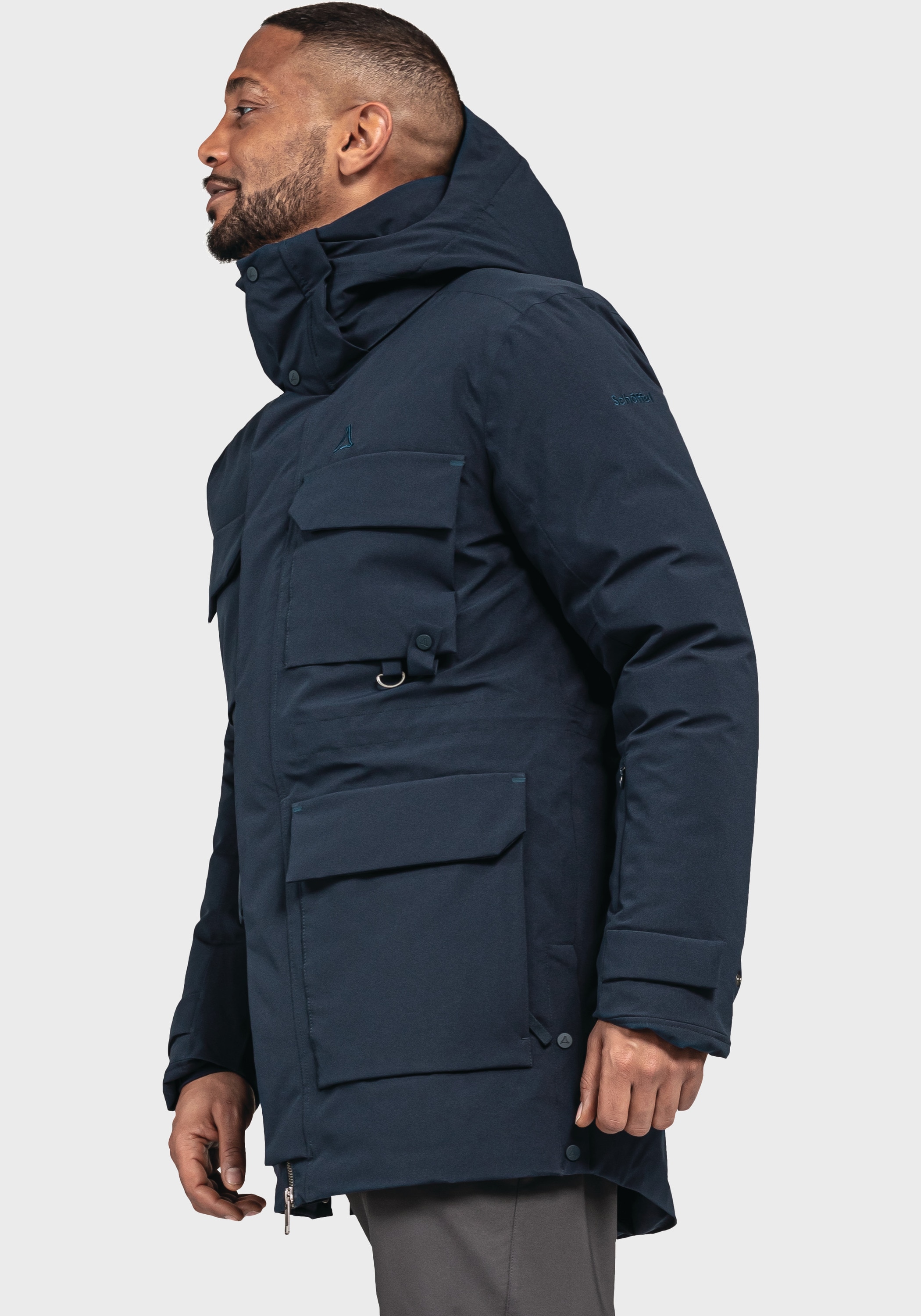 Schöffel Langjacke »Down Parka Ridgeland M«, mit Kapuze