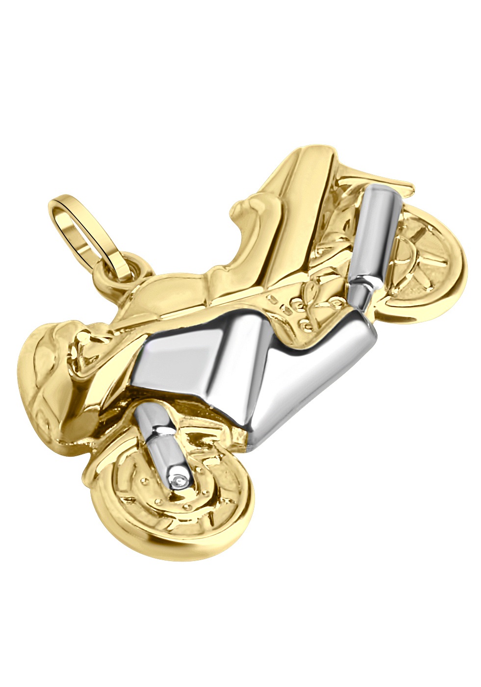 Firetti Kettenanhänger »Schmuck Geschenk Gold 375 Halsschmuck Anhänger Halskette Motorrad« ()