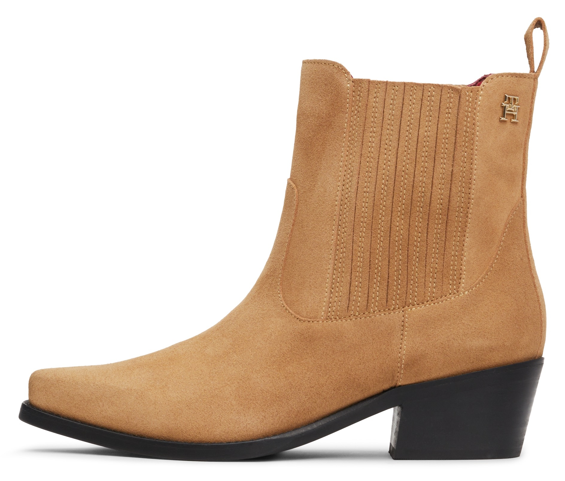 Cowboy Stiefelette »TH SUEDE COWBOY BOOT«, Blockabsatz, Westernstiefelette,...