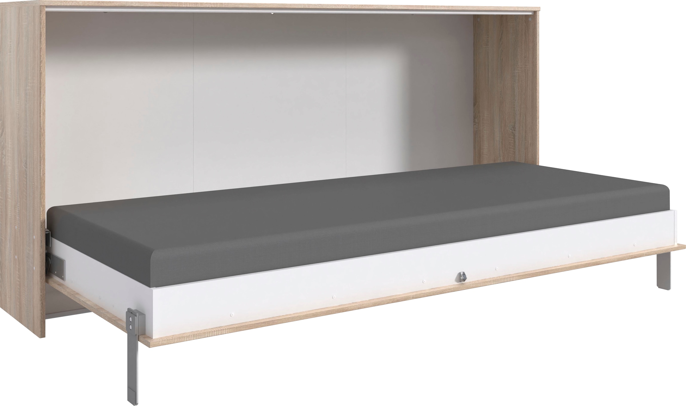 Wimex Schrankbett »Juist Schrankklappbett Gästebett«, horizontal klappbar, 3 Liegeflächen, mit Lattenrost, Made in Germany