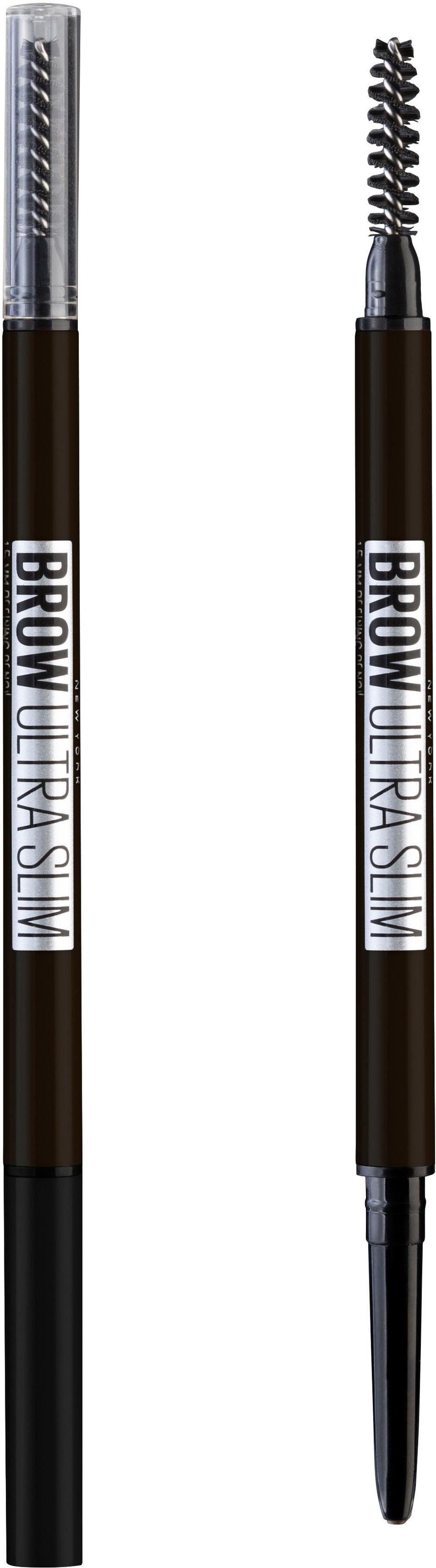 MAYBELLINE NEW YORK Augenbrauen-Stift »Brow Ultra Slim Liner«, mit Farbpigment-Gel