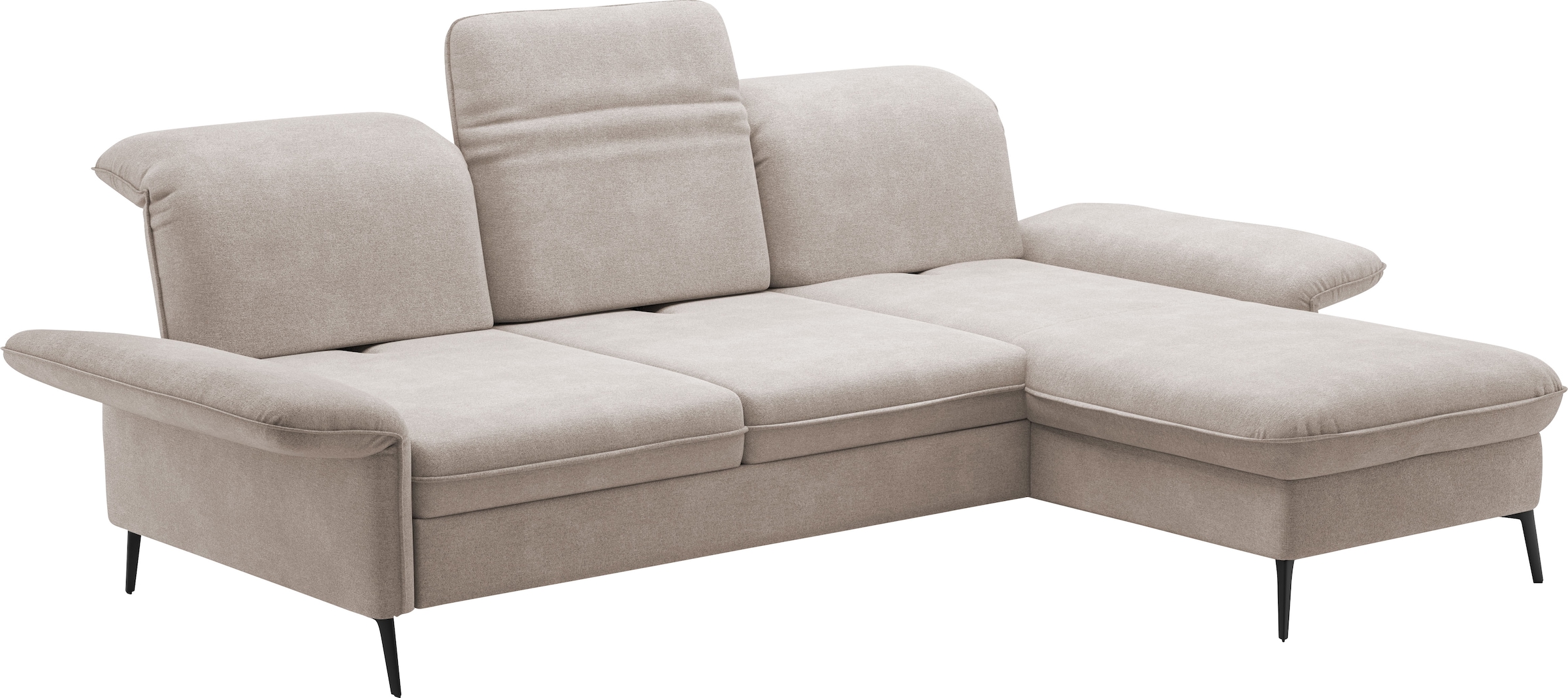 sit&more Ecksofa »Emely«, mit Sitztiefenverstellung optional mit Bettfunktion und Bettkasten