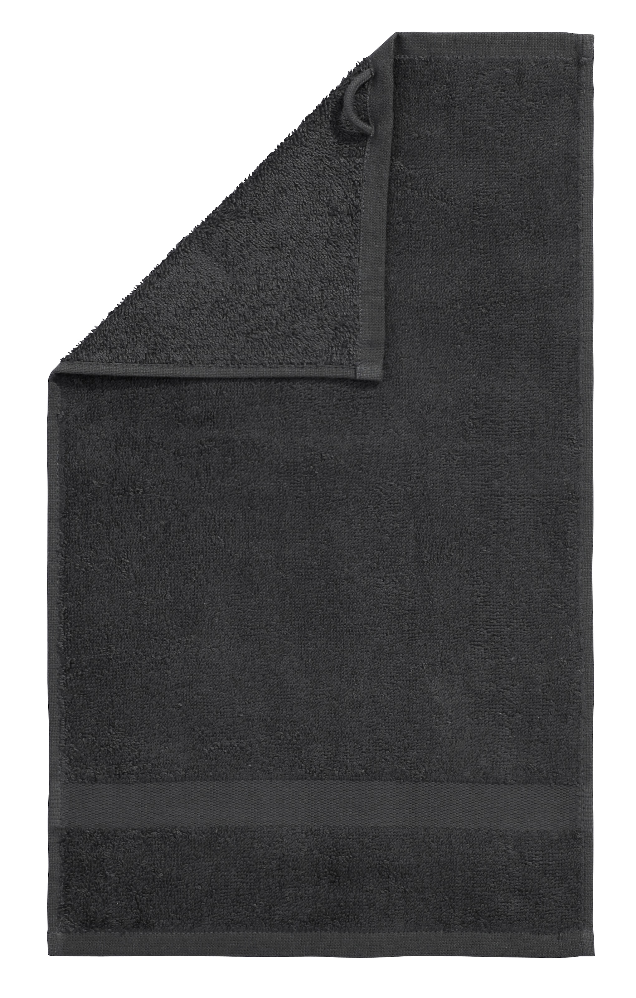 my home Gästehandtücher »Vanessa, als Set und Serie erhältlich, 8 Gästehandtücher, 30x50cm« Handtücher mit Bordüre, 100% Baumwolle, einfarbig, weich