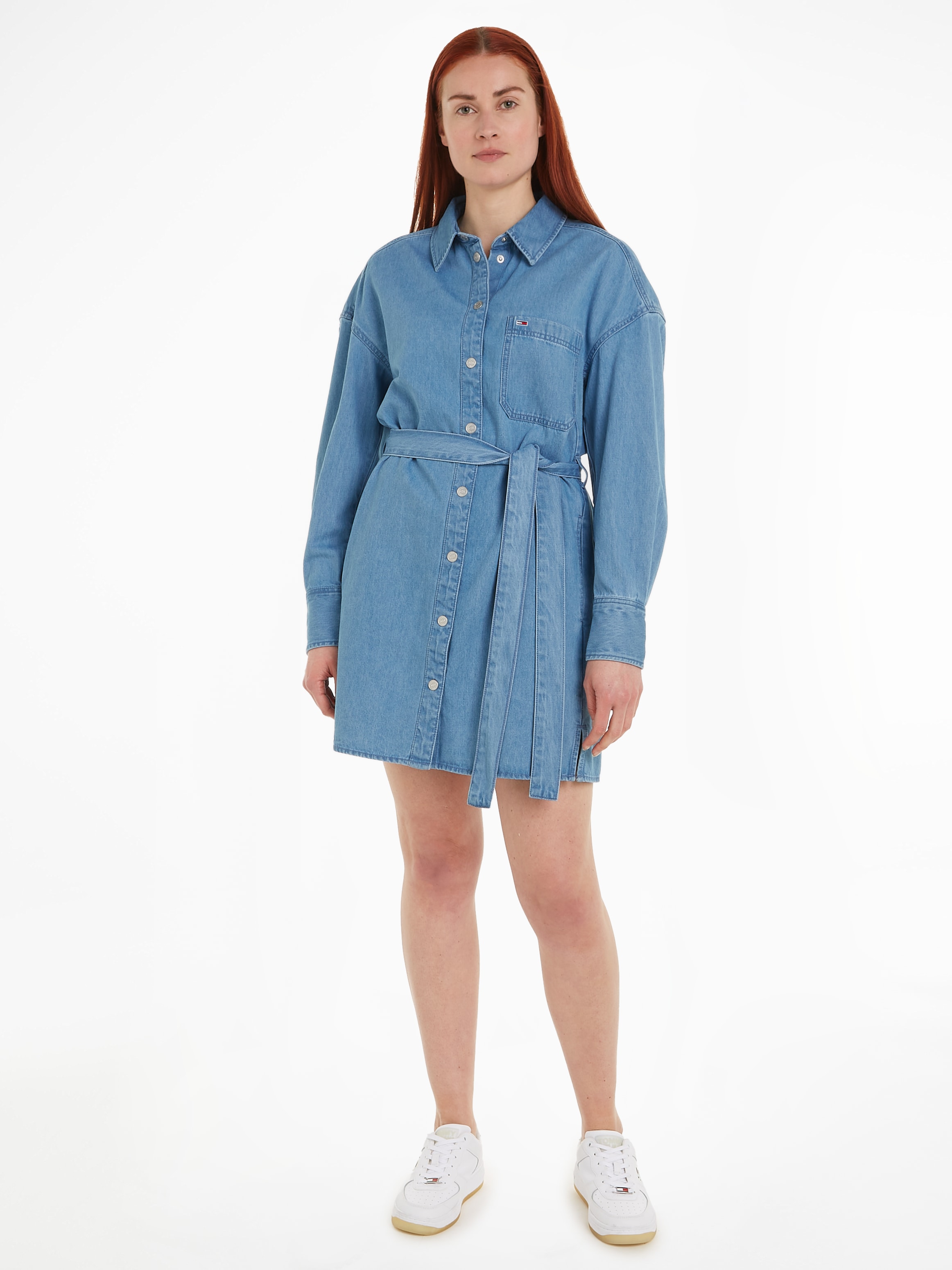 Shirtkleid »TJW BELTED DENIM SHIRT DRESS EXT«