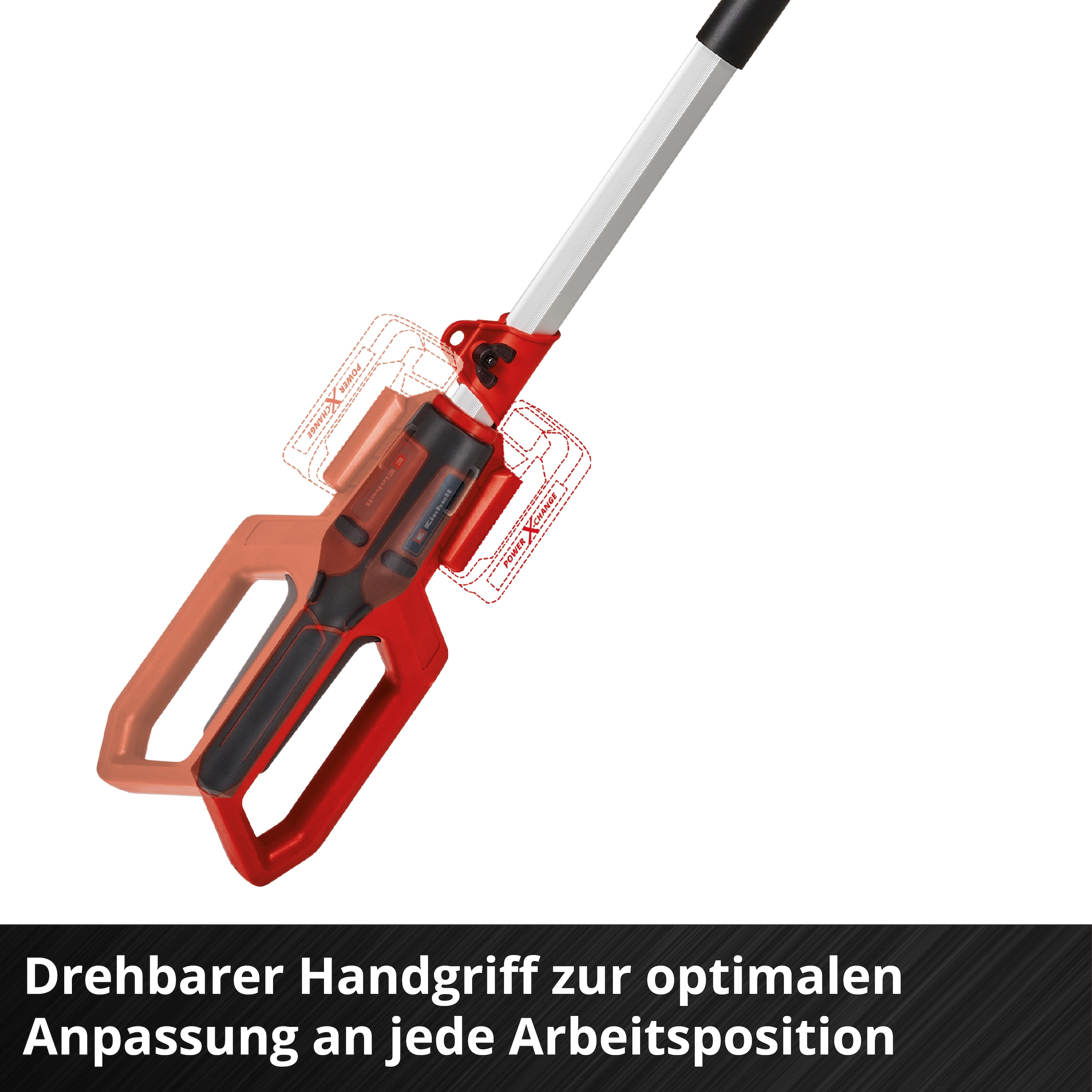 Einhell Teleskop-Heckenschere »GC-HH 18/45 Li T-Solo« ()  45 cm Schwertlänge