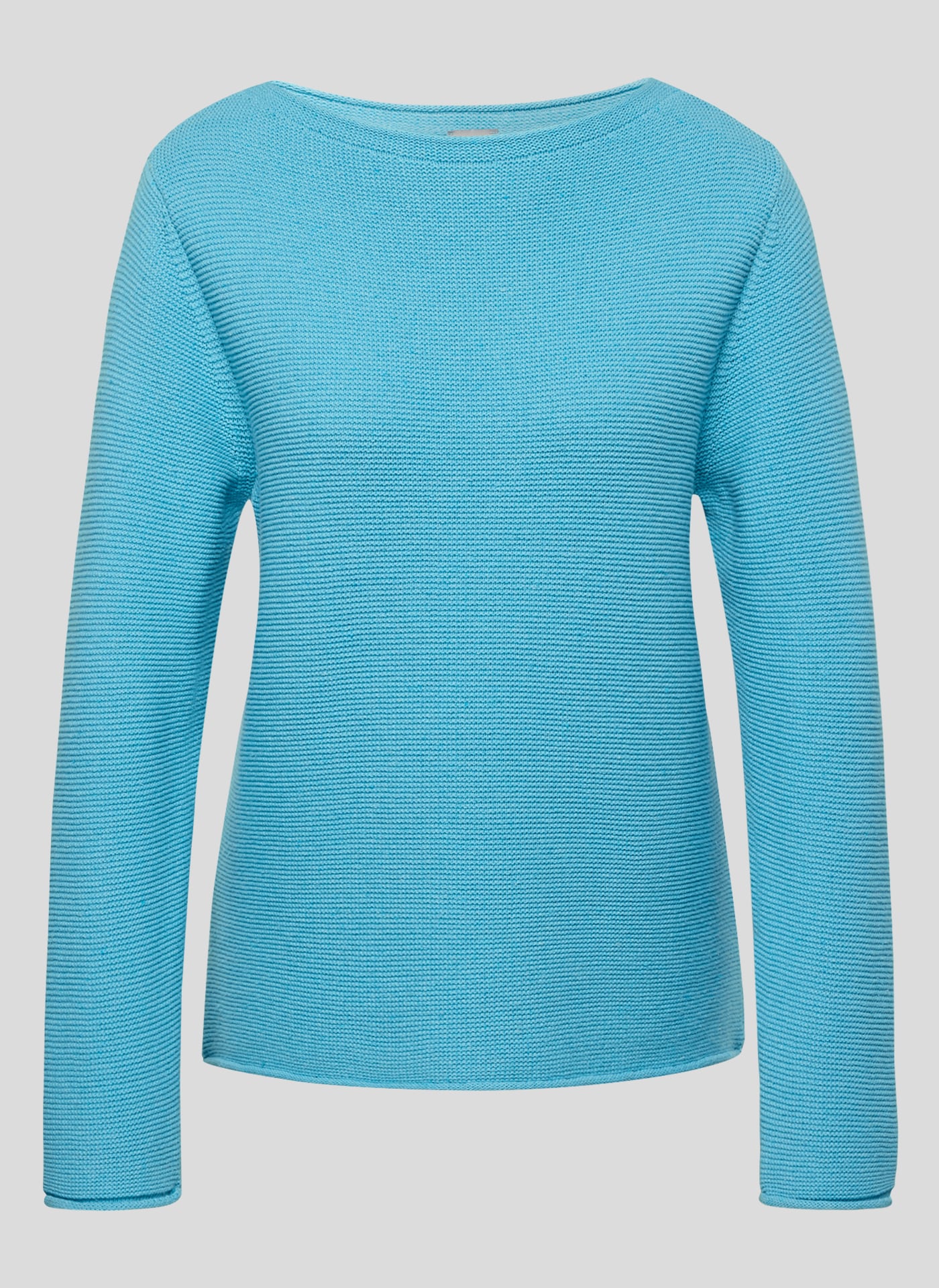 Rabe Rundhalspullover in Struktur-Optik