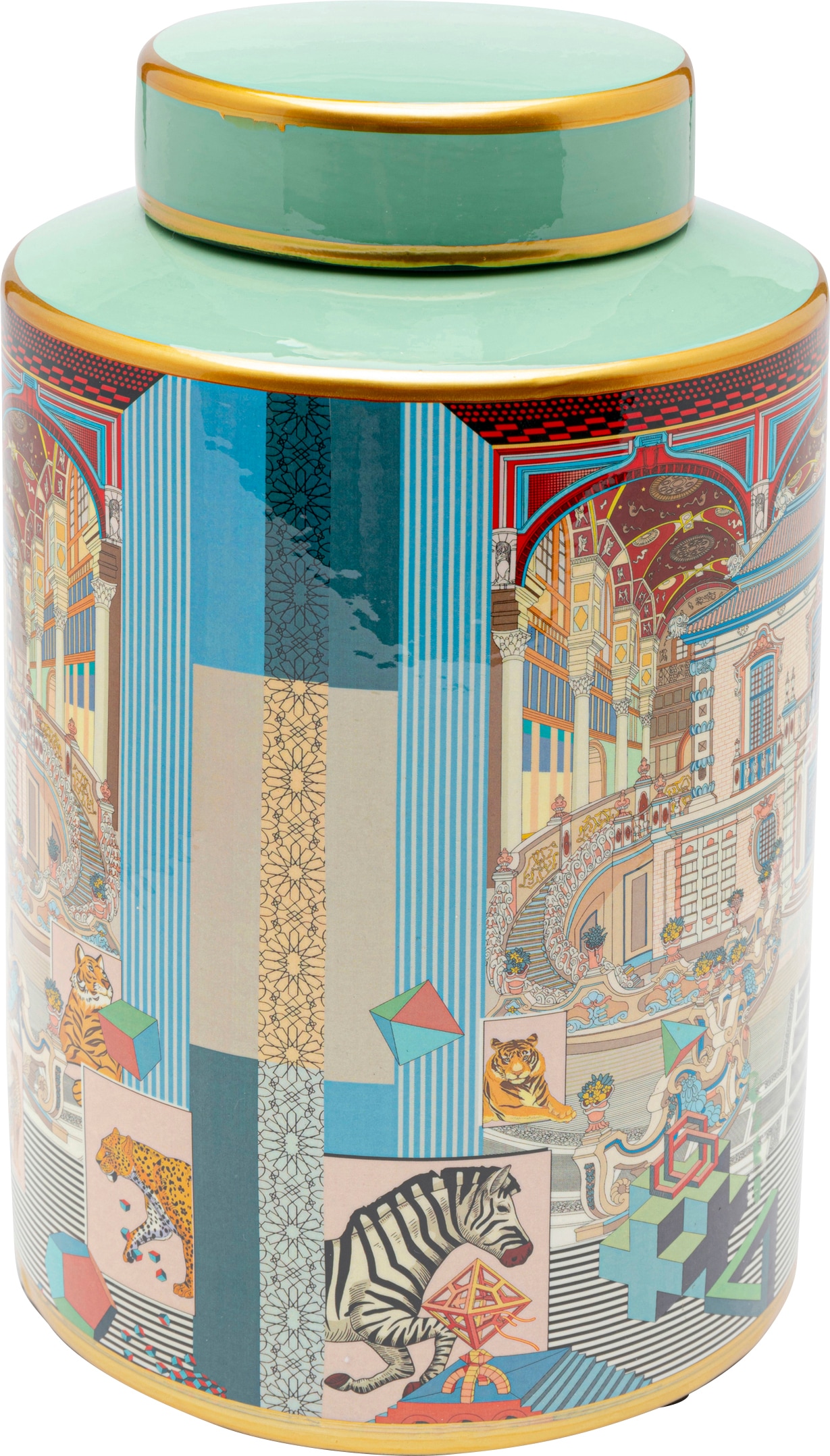 Kare Design Dose »Dekodose Palazzo Ø25cm« ideal für Schmuck, Schlüssel, Kleingeld, Haargummis u.a. Kleinteile
