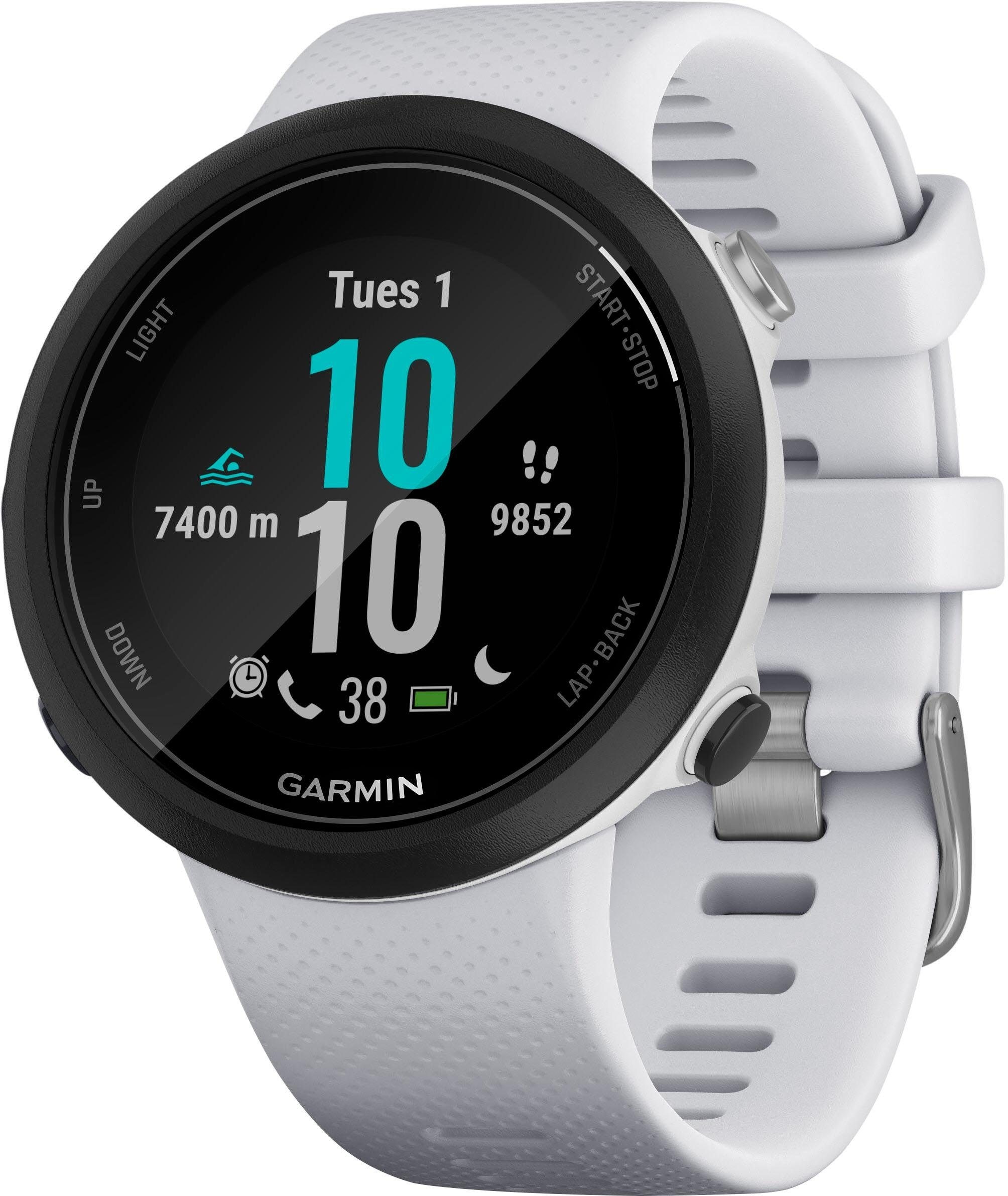 Garmin Smartwatch »Swim2 mit Silikon-Armband 20 mm« ➥ 3 Jahre XXL Garantie  | UNIVERSAL