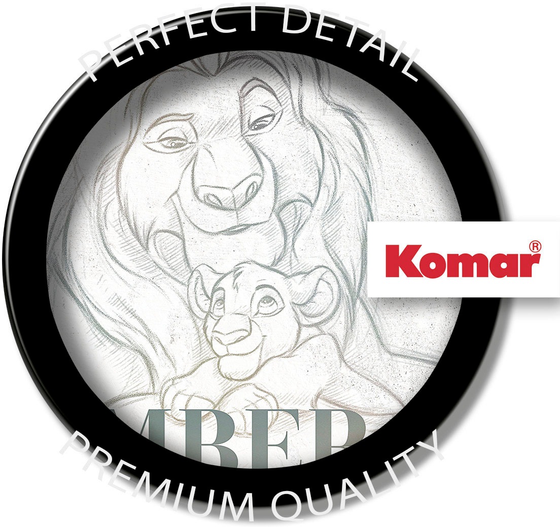 Komar Leinwandbild »Lion King Be Yourself - Größe 40 x 60 cm«, Disney, (1 St., 40 x 60 cm (Breite x Höhe), Keilrahmenbild mit Echtholzrahmen, Kinderzimmer