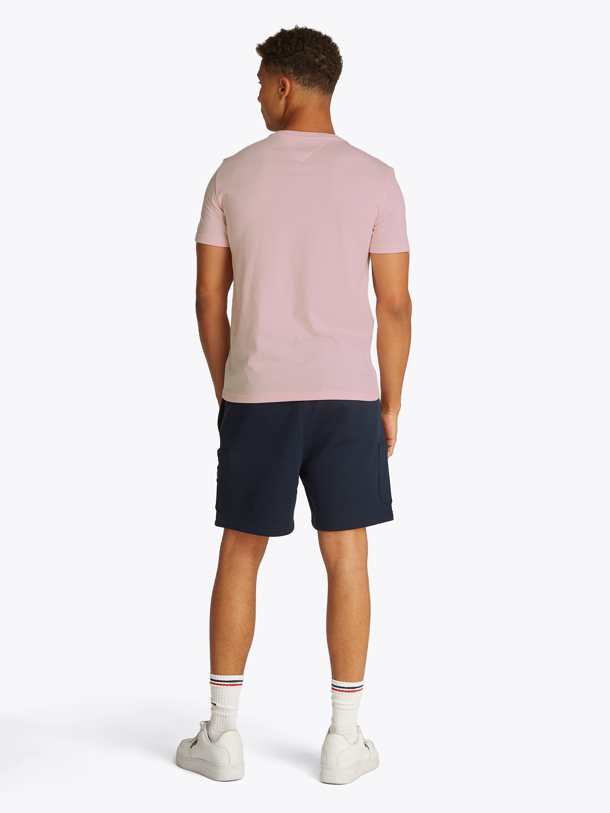 Tommy Jeans T-Shirt »TJM XSLIM JASPE HTR TEE EXT«, Mit Rundhalsausschnitt