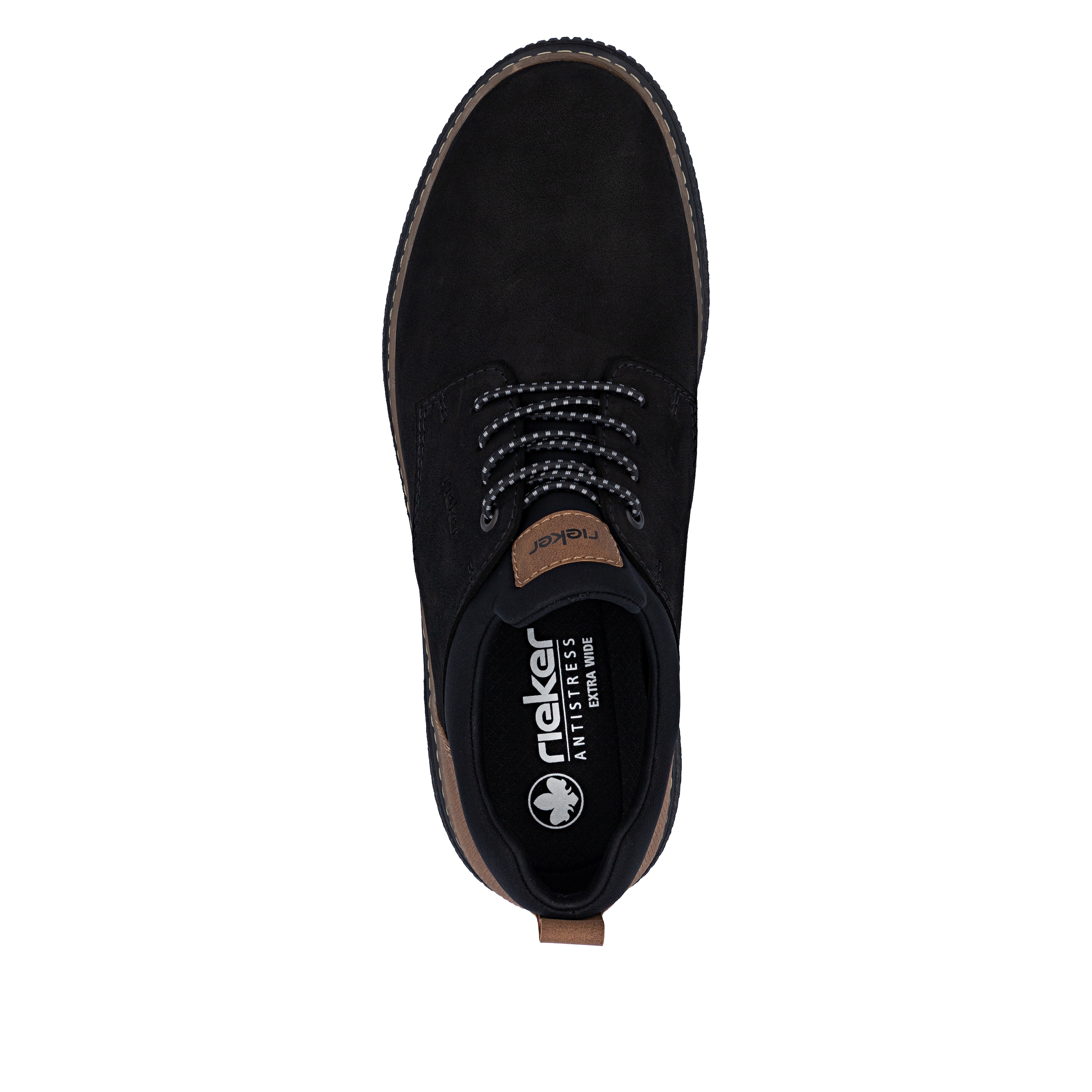 Rieker Slip-On Sneaker  Halbschuh, Schlupfschuh, Freizeitschuh, Elastik-Einstieg, schmale Form