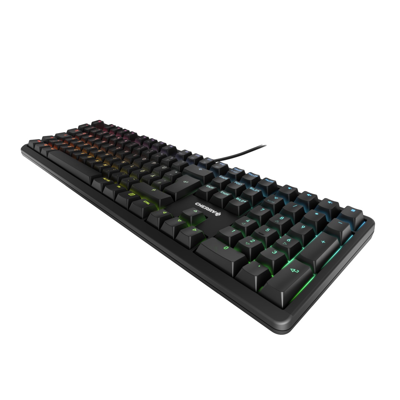 Cherry Gaming-Tastatur »G80-3000N RGB«, MX Red Silent