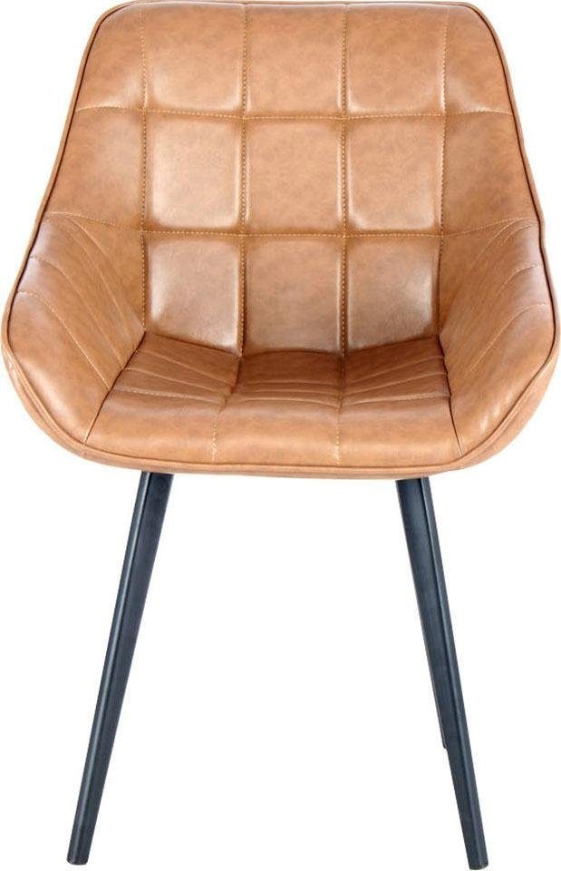 Kayoom Stuhl »Demi 325 2er-Set, Relax-Sessel, unifarbenes Farbgestaltung«, (Set), 2 St., pflegeleicht, elegante Aufmachung, in dezenten Farben