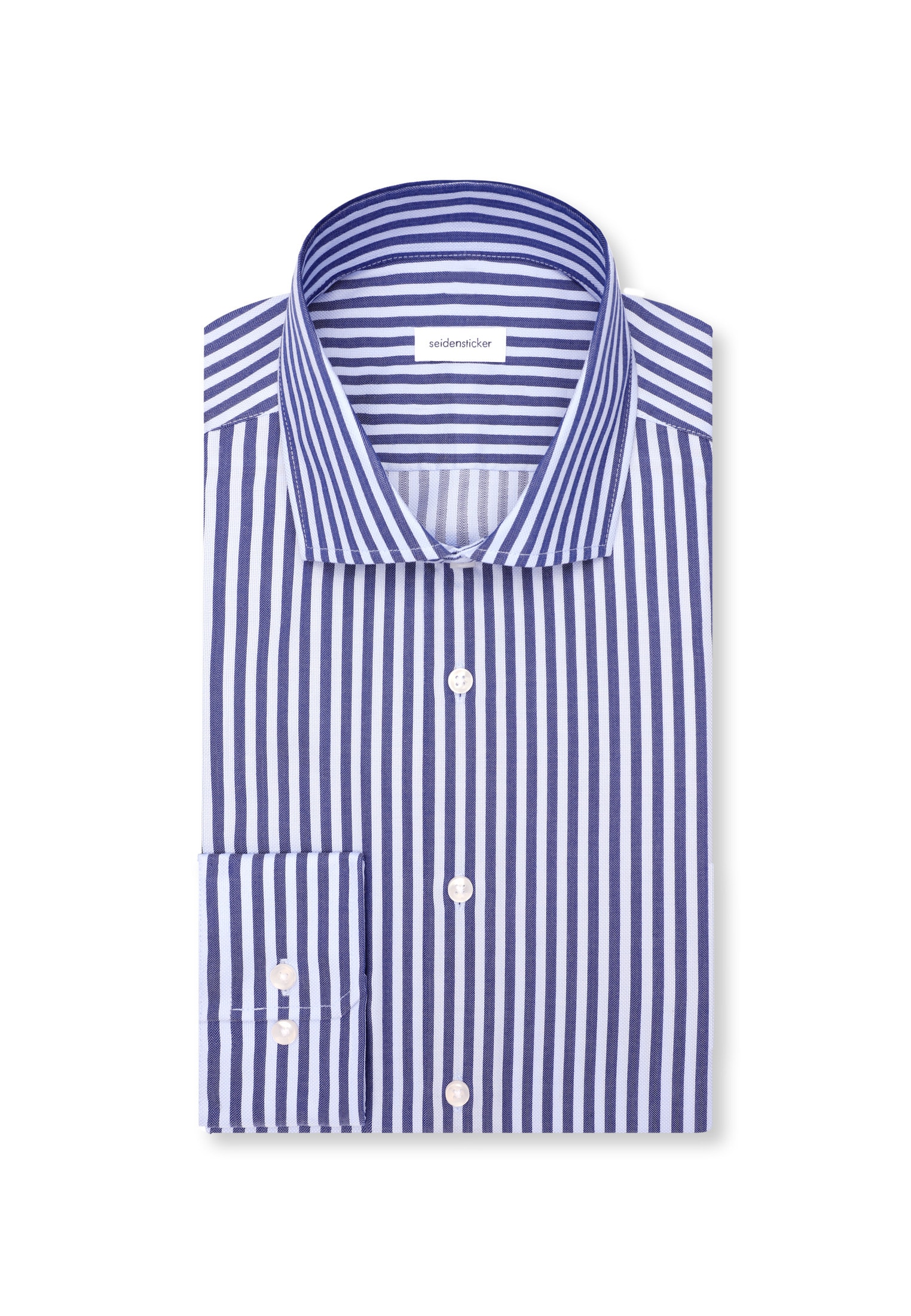 seidensticker Businesshemd »Schwarze Rose« Regular 1/1 Kentkragen Struktur