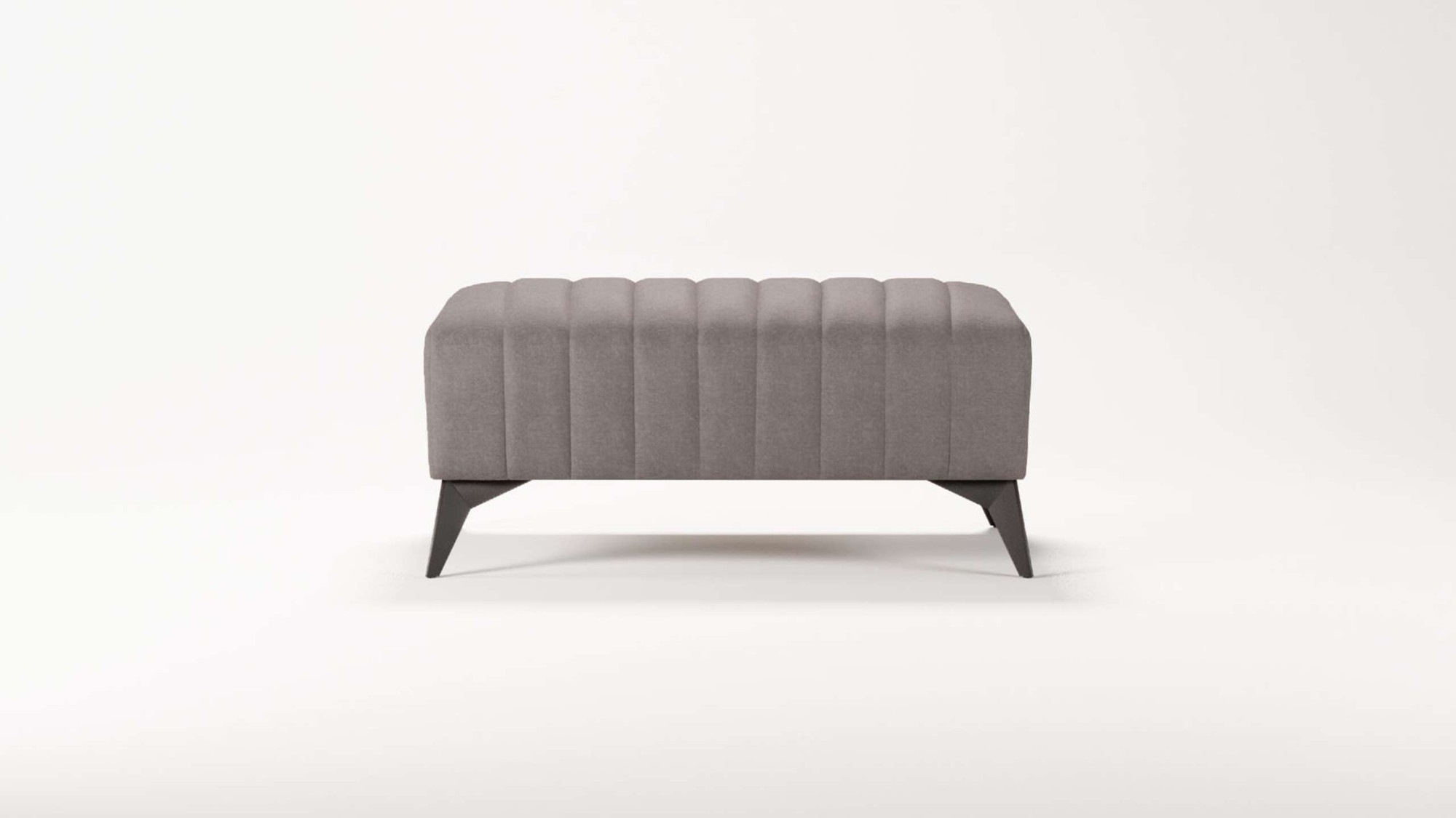 Places of Style Polsterhocker »MATTHEW Sitzhocker, Maße B/T/H: B/T/H: 90/60/43 cm«, Steppung