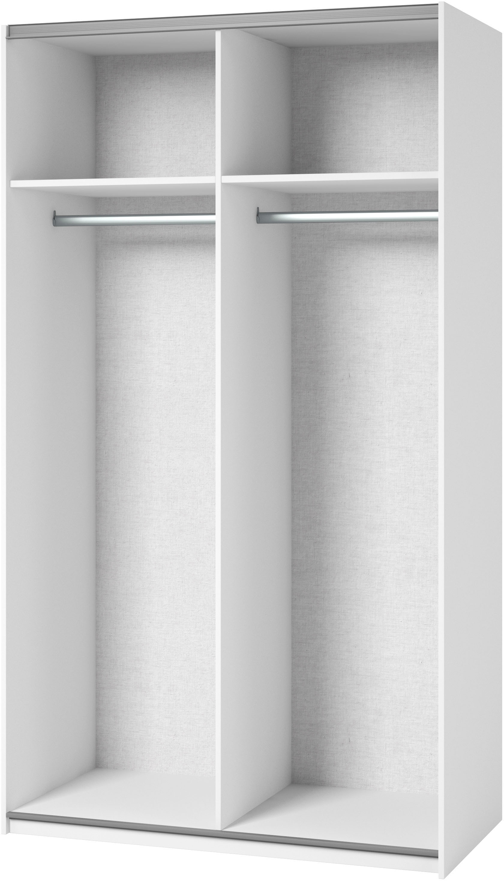 Home affaire Kleiderschrank »Eastvale, 120x64x210cm, ideal für kleine Räume oder Nischen«, Schrank mit Schwebetüren, FSC-zertifiziert, Metallgriffe