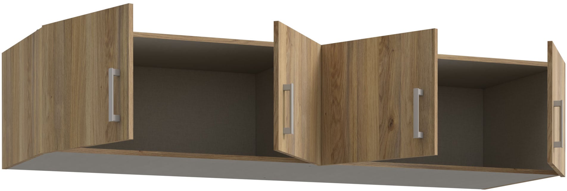 FORTE Schrankaufsatz Schrankaufsatz, Stauraum, 4 Türen, Raumnutzung