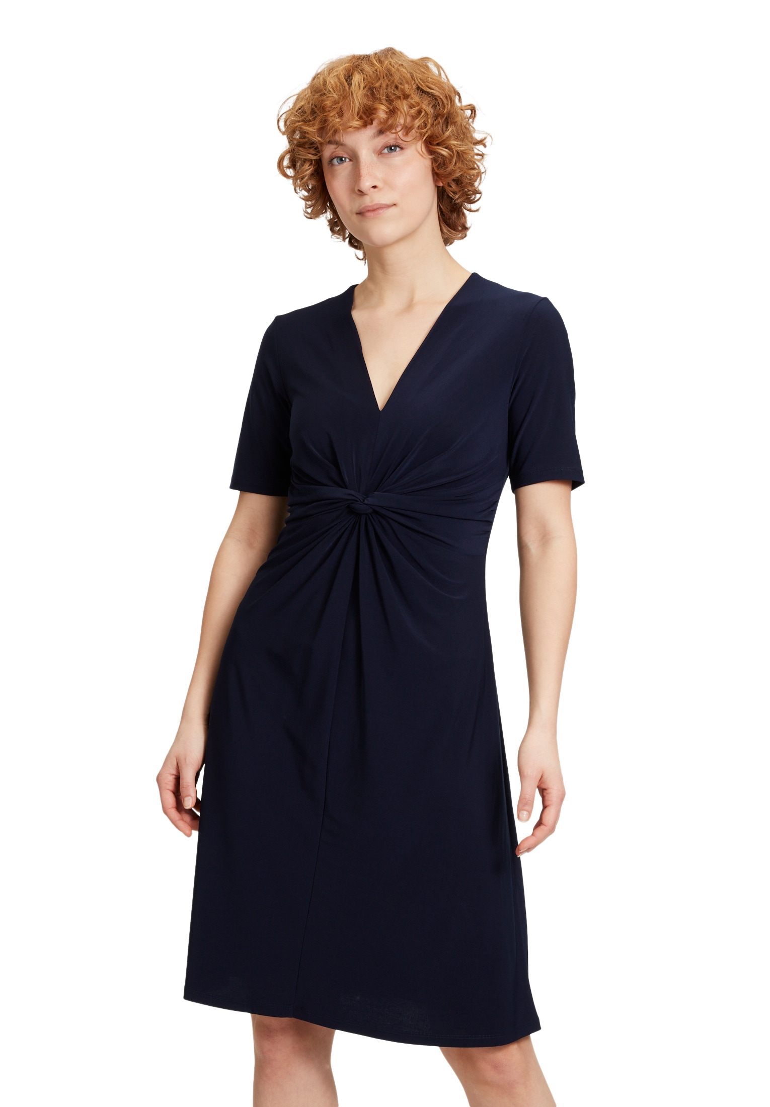 Cartoon Jerseykleid »Jerseykleid mit Raffung«