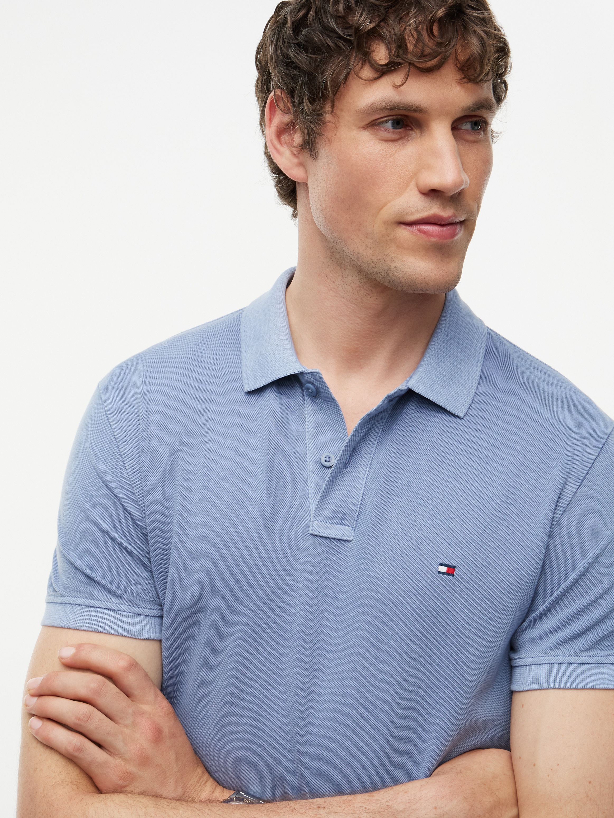 Tommy Hilfiger Poloshirt »GARMENT DYE REG POLO« leicht gewaschene Optik