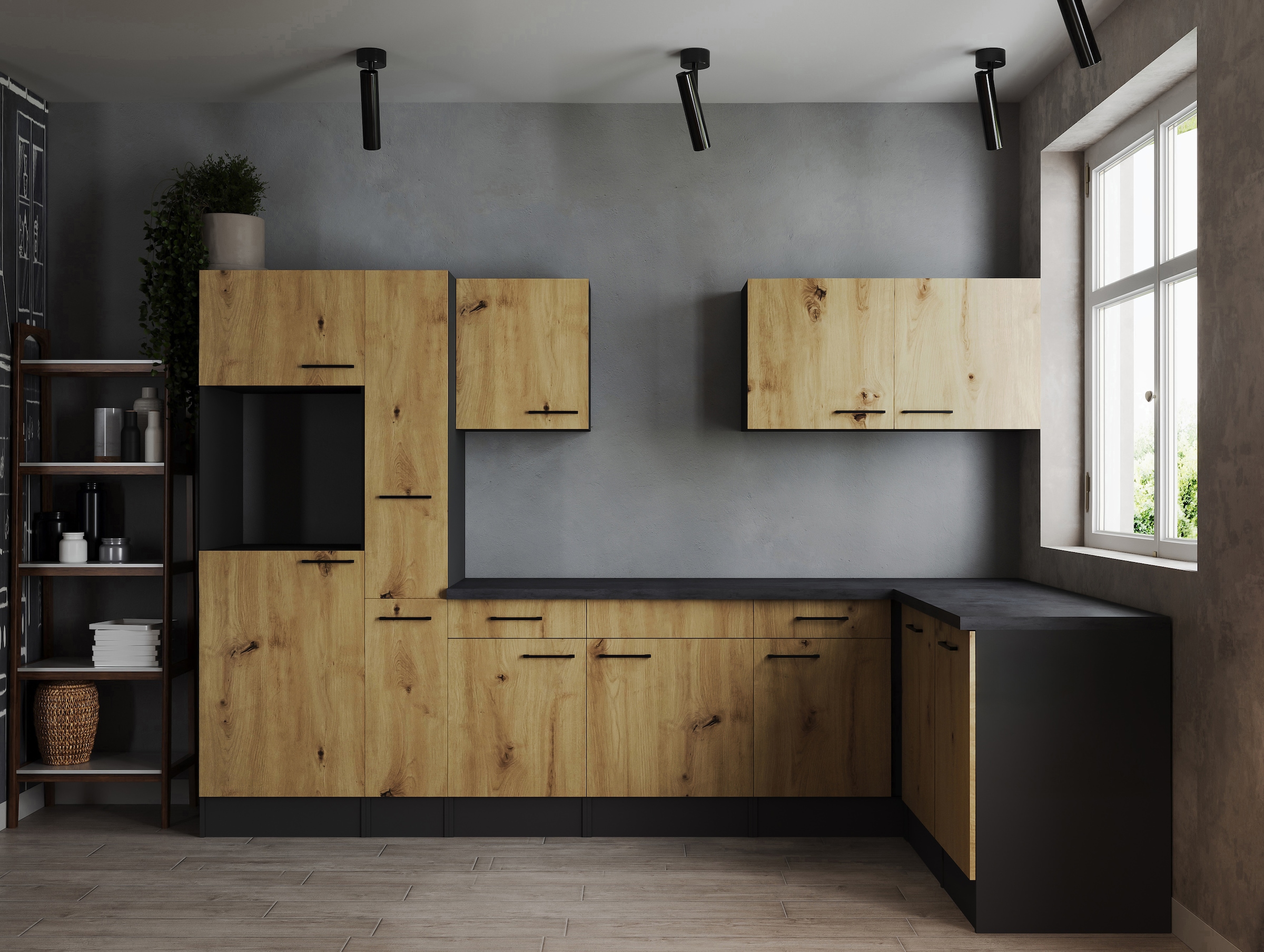 RESPEKTA Winkelküche »Oliver« Breite 310 cm, 90 cm Arbeitshöhe, in exklusiver Konfiguration für OTTO