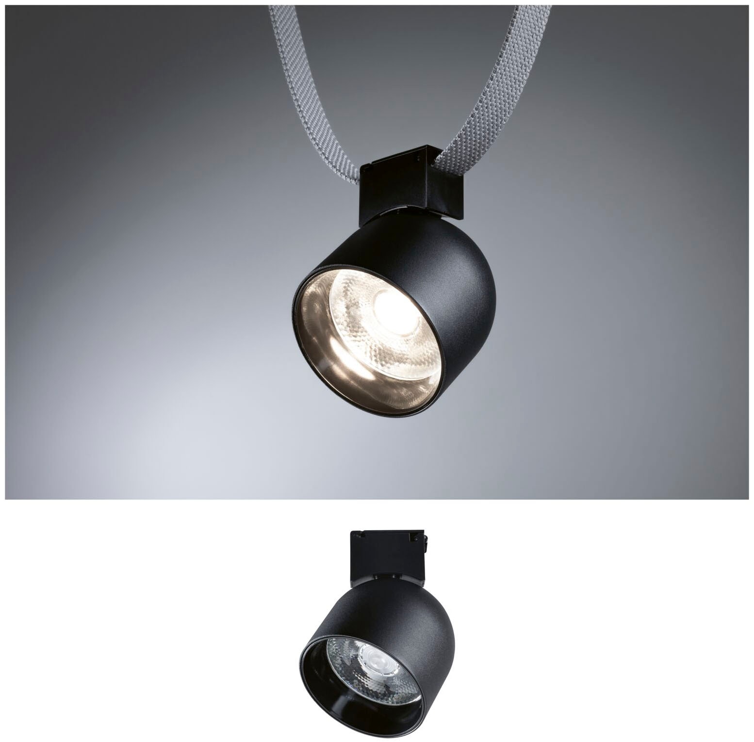 Paulmann Hängeleuchte »ULine Spot Ronde  85mm 7W Schwarz« 1 Stk. Warmweiß