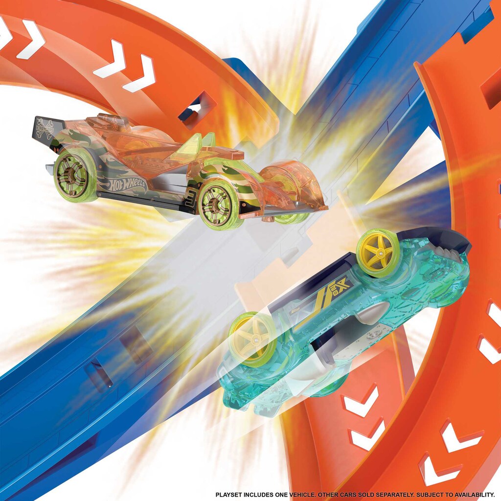 Hot Wheels Autorennbahn »Crash Spirale Trackset«