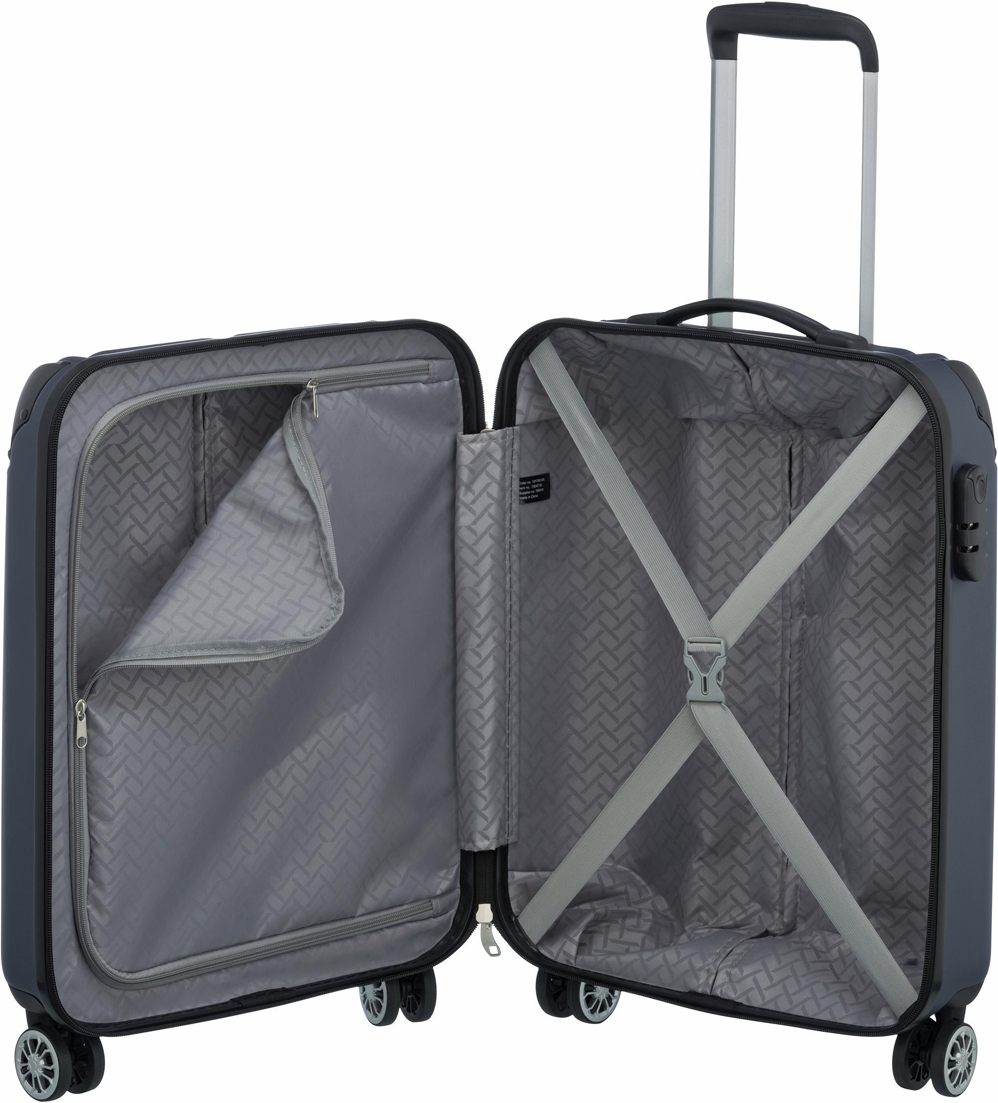 travelite Hartschalen-Trolley »CITY, verschiedene Größen und Farben«, 4 Rollen, Reisegepäck Koffer Volumenerweiterung TSA-Schloss Volumenerweiterung