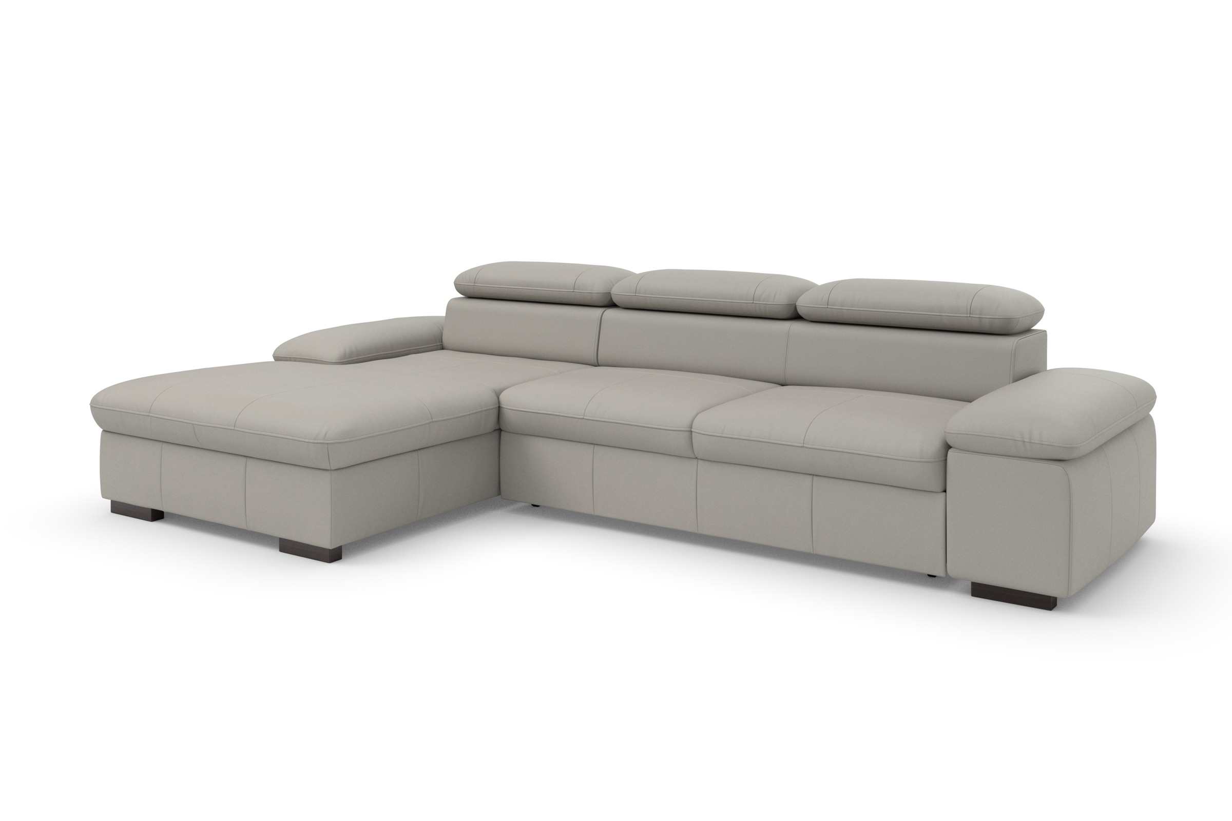 Home affaire Ecksofa »Alberto L-Form«, mit Kopfteilverstellung, wahlweise mit Bettfunktion
