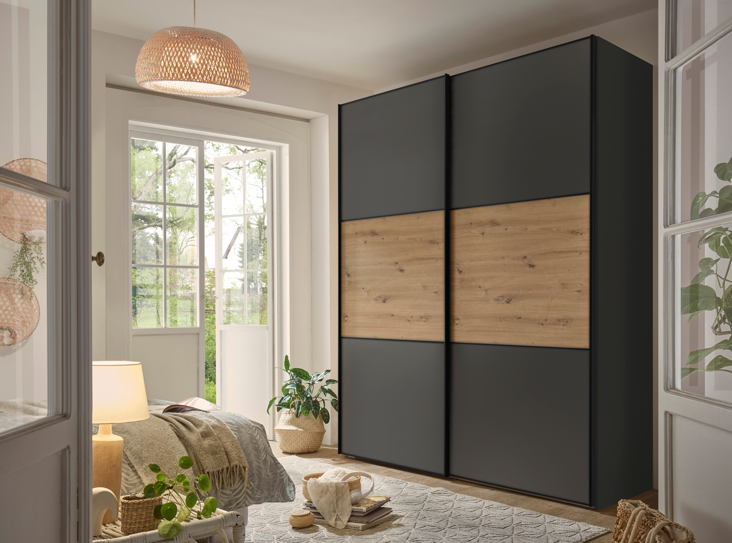 STAUD Schwebetürenschrank »Includo, Made in Germany« Mit vier verschiedenen Ausstattungsvarianten