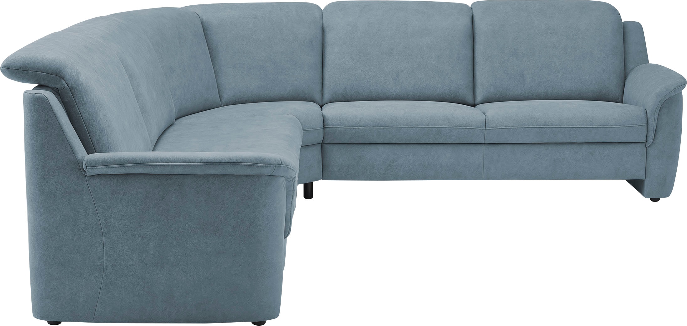 VILLA BECK Ecksofa »Garda L-Form«, (4 St.), inklusive Kopfteilverstellung, Stellmaß 277x245cm