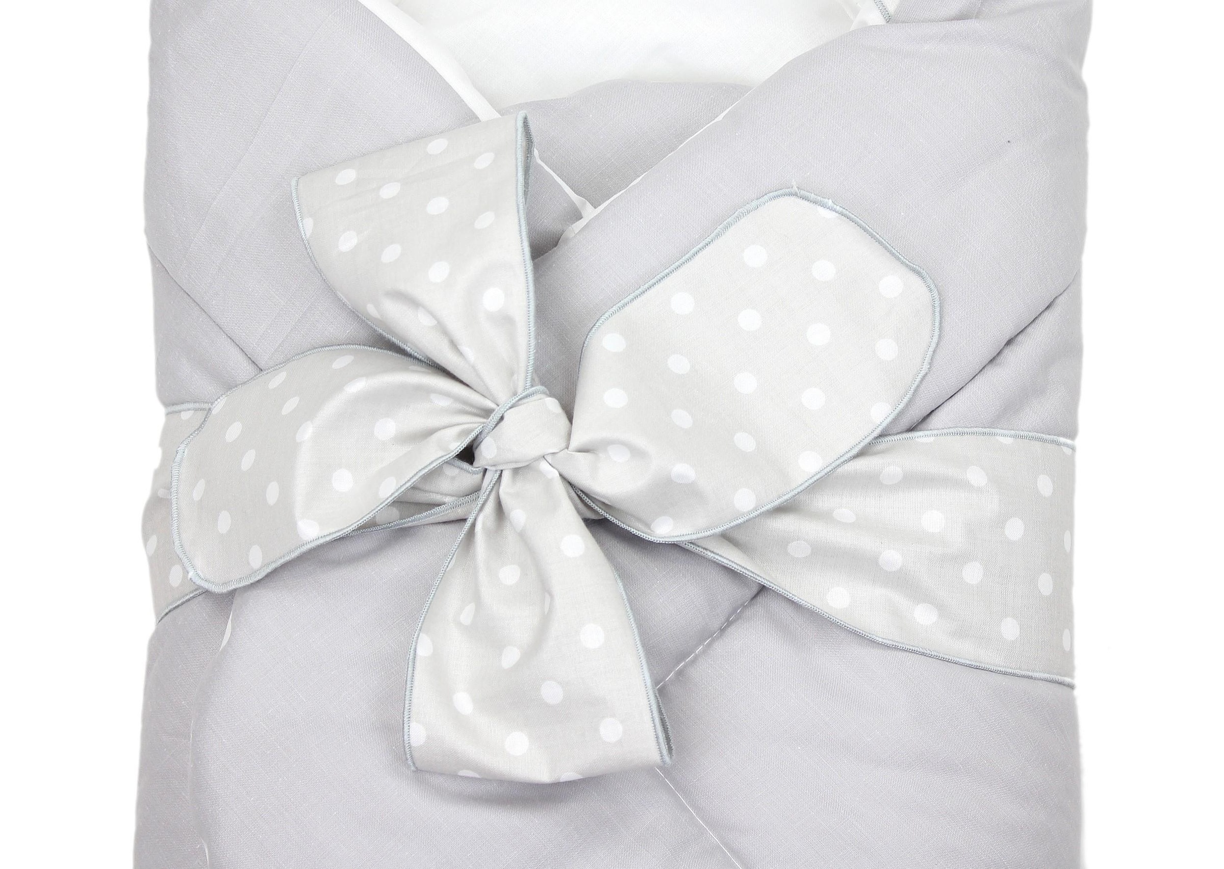 TupTam Wohndecke »Einschlagdecke Unisex Baby Einschlagdecke mit Schleife«