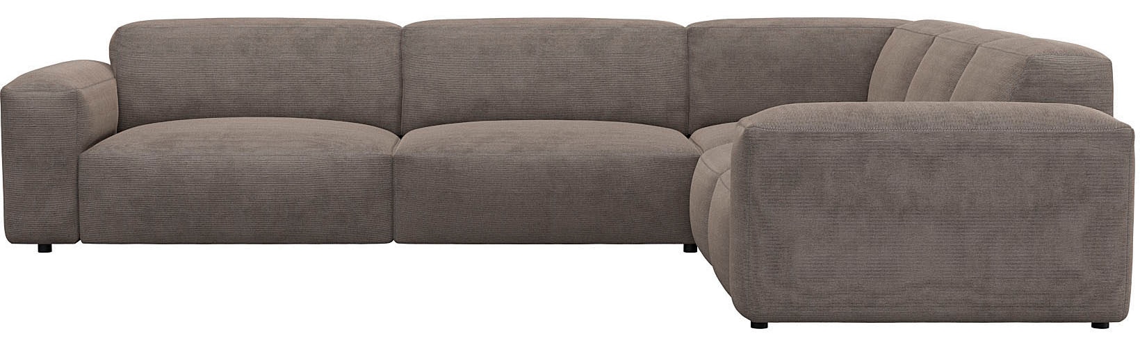 FLEXLUX Ecksofa »Lucera, super bequem durch hochwertigen Sitzaufbau mit Kaltschaum«, modern & anschmiegsam, L-Form, Designsofa