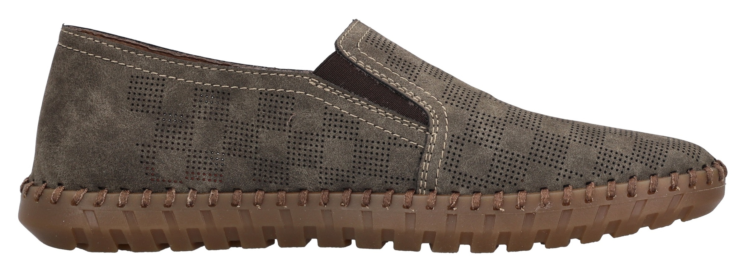 Rieker Slipper  , Loafer, Schlupfschuh, Casual-Slipper mit kleinen Stretcheinsätzen