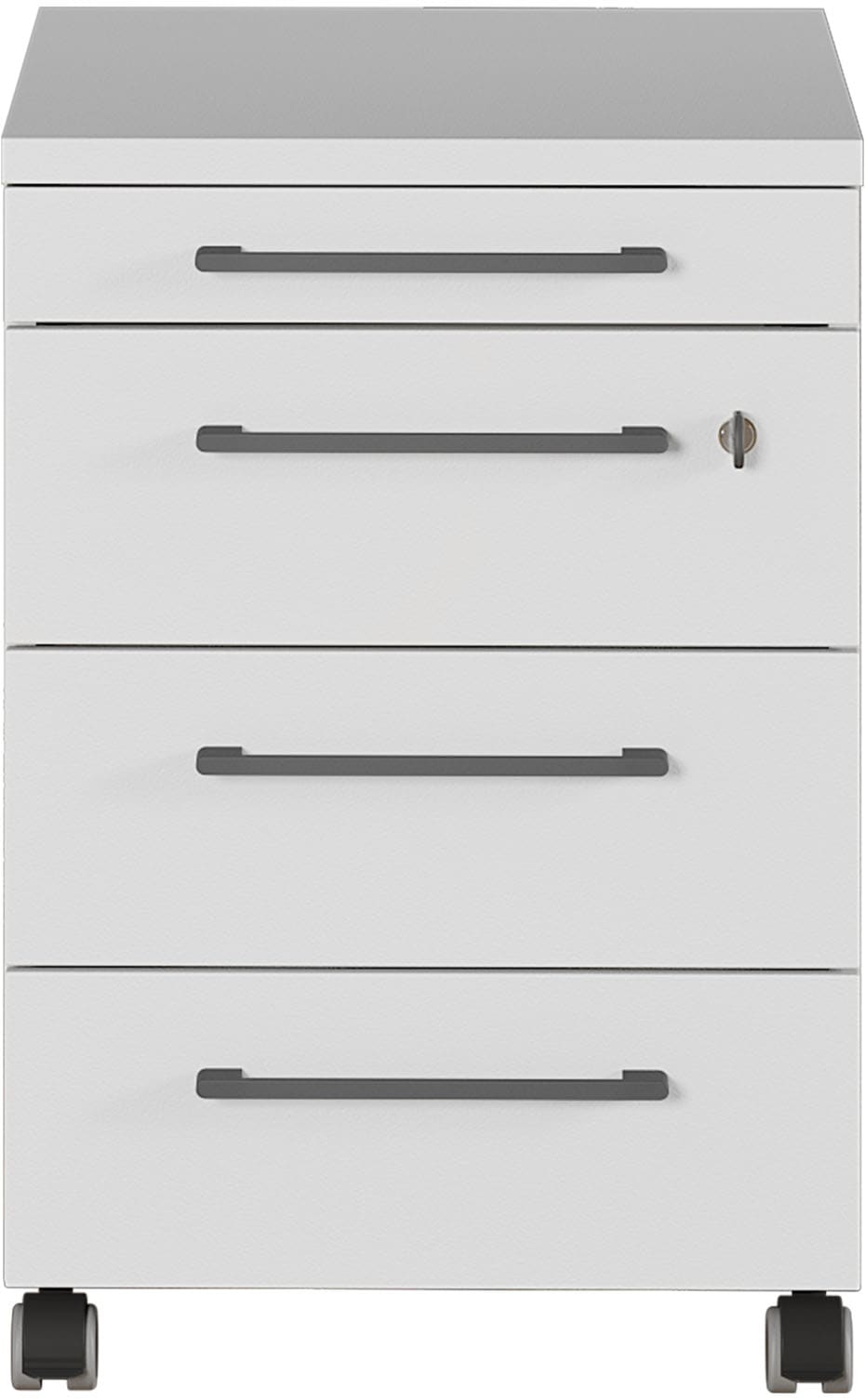 GERMANIA Büromöbel-Set »Agenda« Set bestehend aus höhenverstellbarem Schreibtisch und Rollcontainer