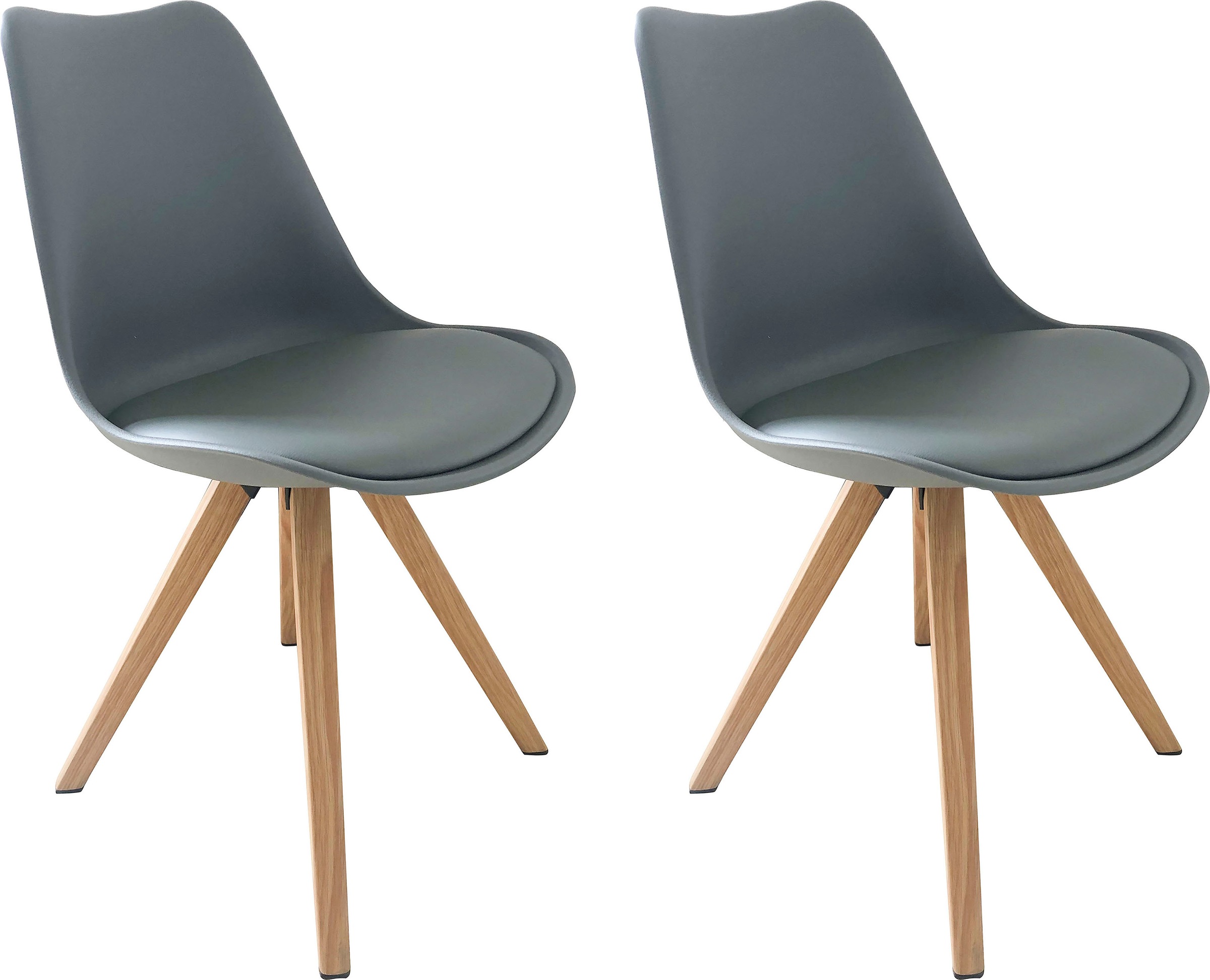 byLIVING Esszimmerstuhl »Kira«, 2 St., Kunstleder, Sitzschale mit Sitzkissen, in... kaufen