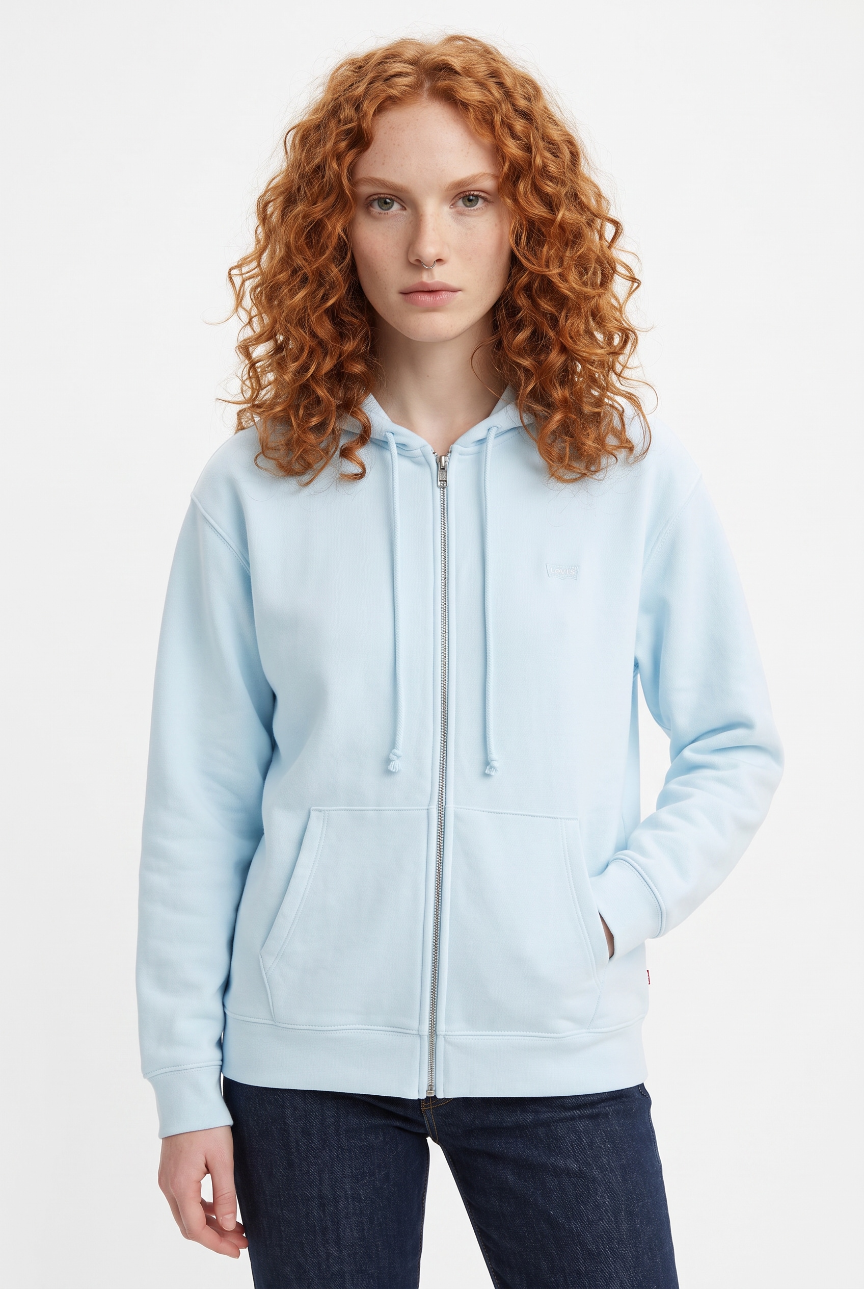 Levi's® Kapuzensweatjacke »EVERYDAY ZIP HOODIE« mit Logo Stickerei