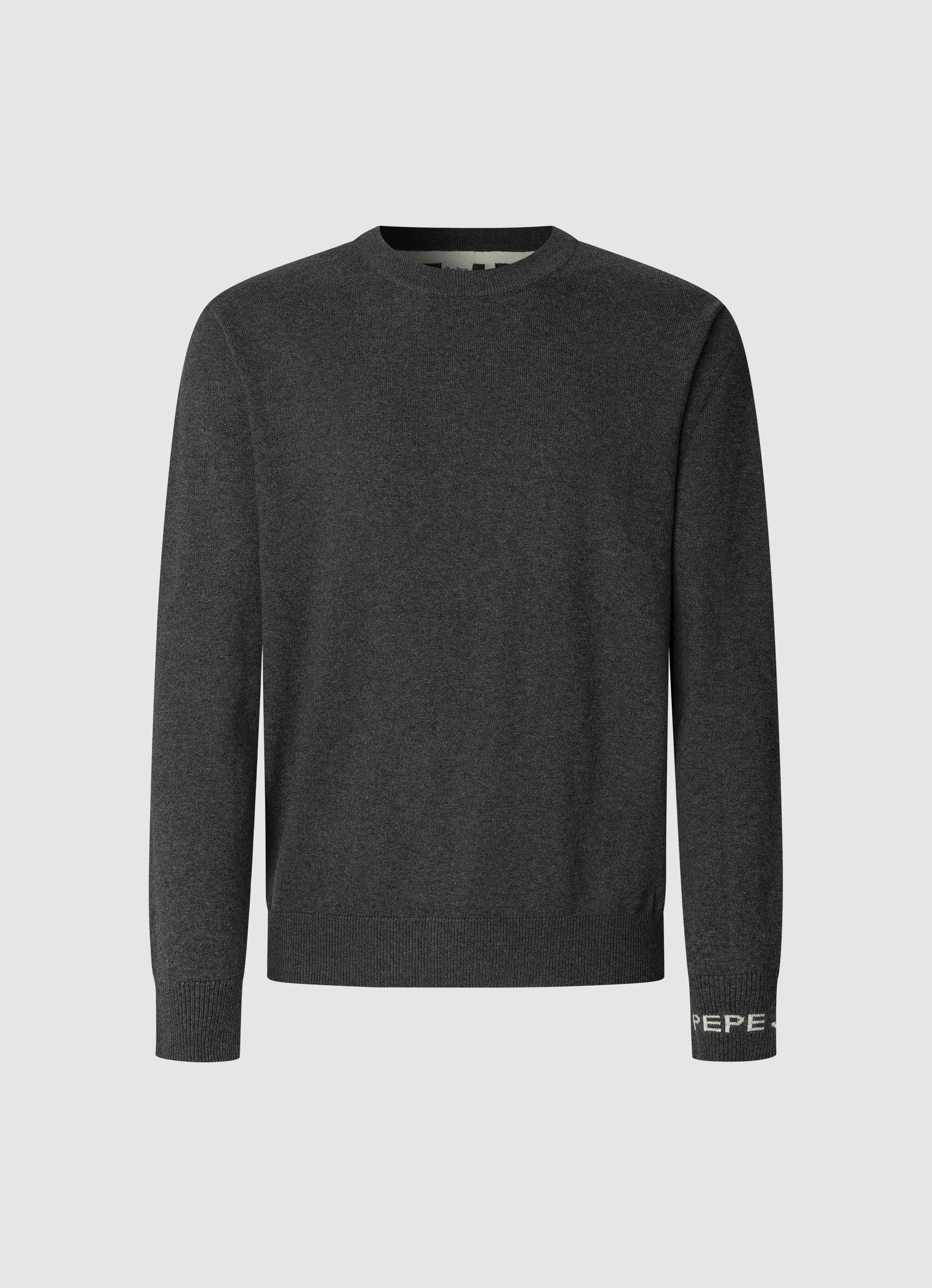 Pepe Jeans Strickpullover »ANDRE CREW NECK« mit Rundhals, Logo-Jacquard