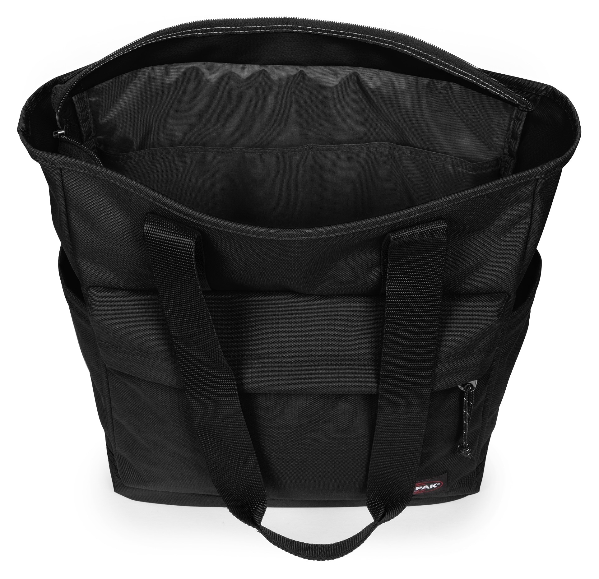 Eastpak Schultertasche »TOTE POCKET« , Tote Bag, Shopper mit Trolleyriemen zur Befestigung am Reißegepäck