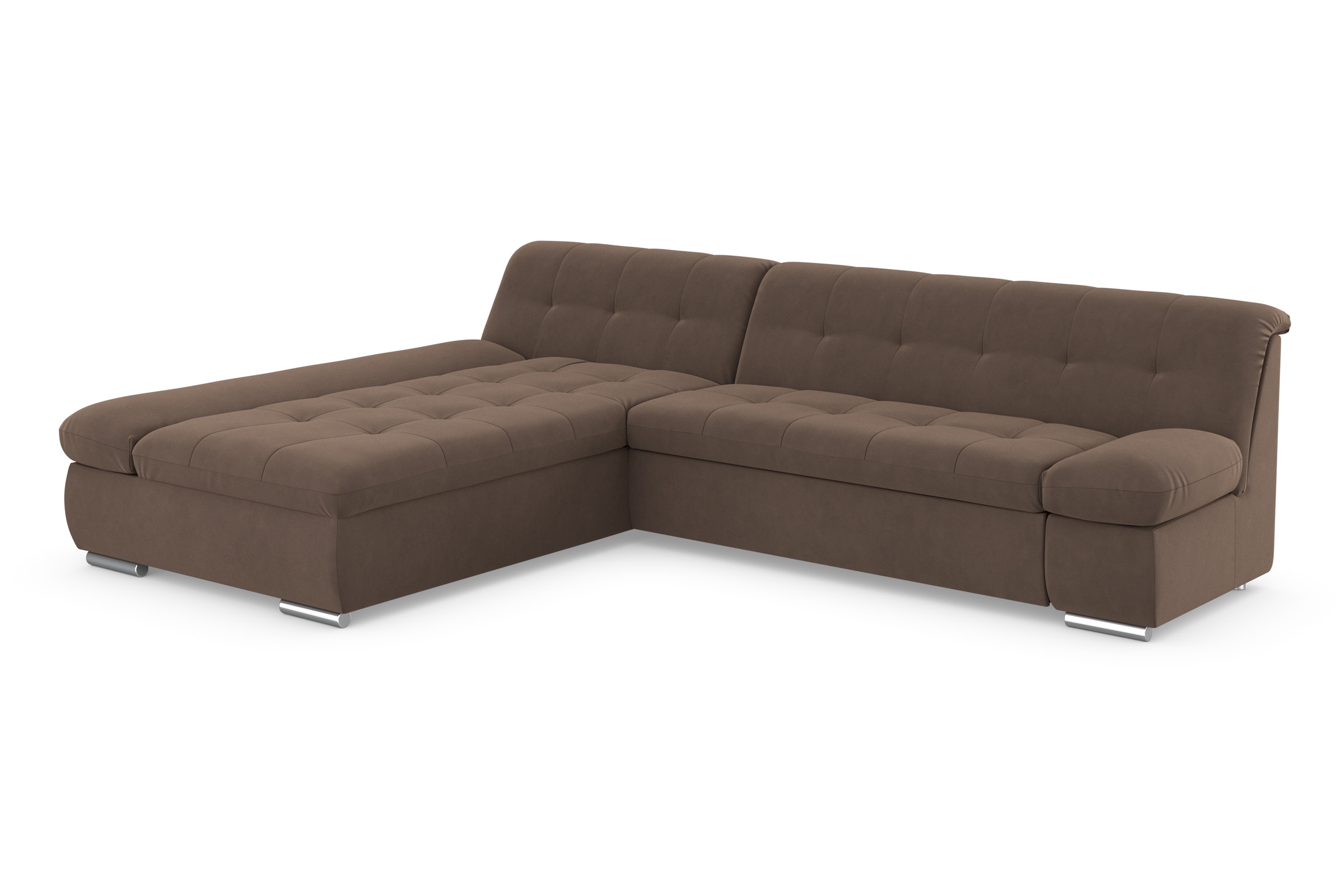 DOMO collection Ecksofa »Mona L-Form«, wahlweise mit Bettfunktion