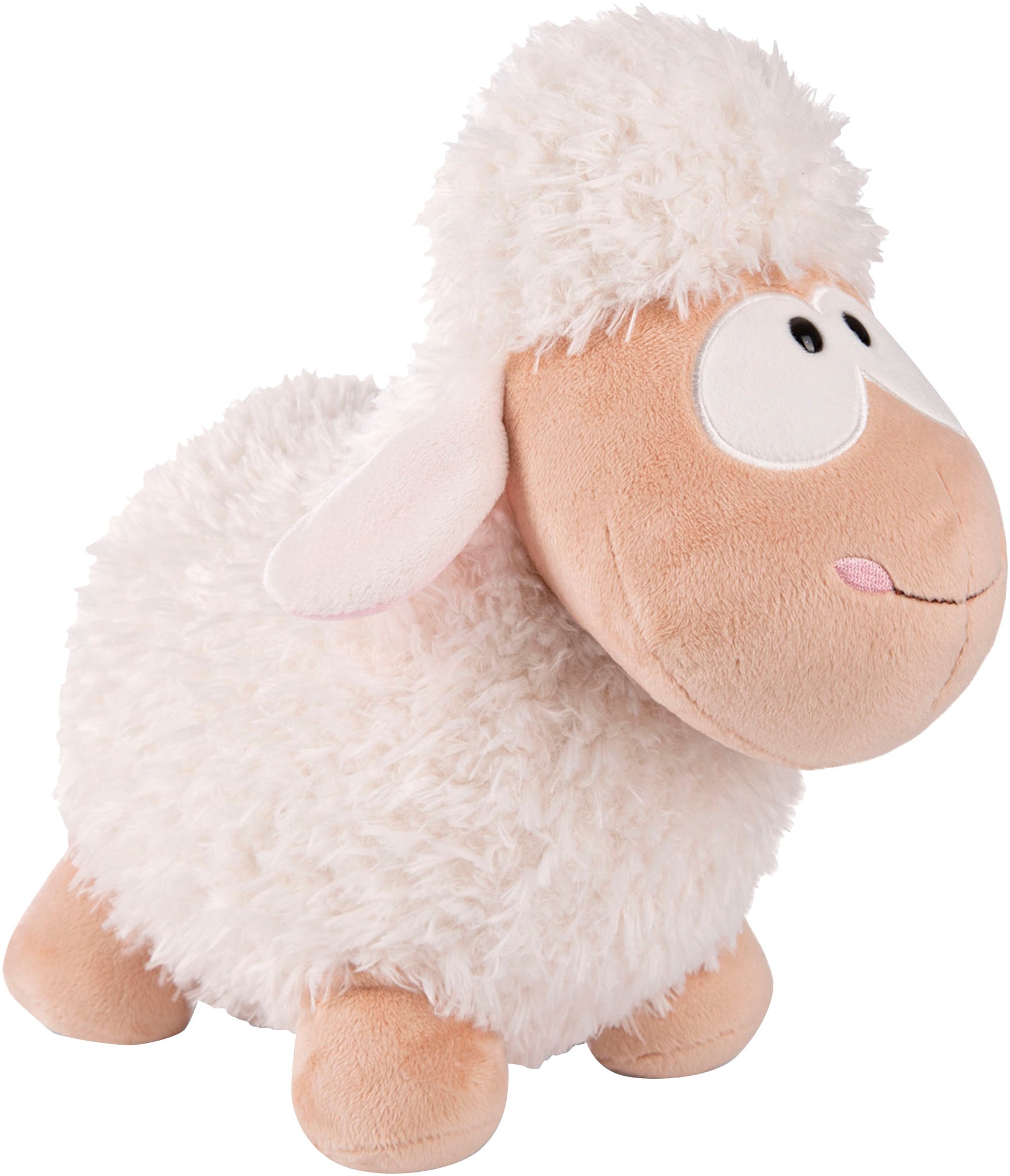 Nici Kuscheltier »Wooly Gang, Schaf weiß, 22 cm«, sitzend; enthält recyceltes Material