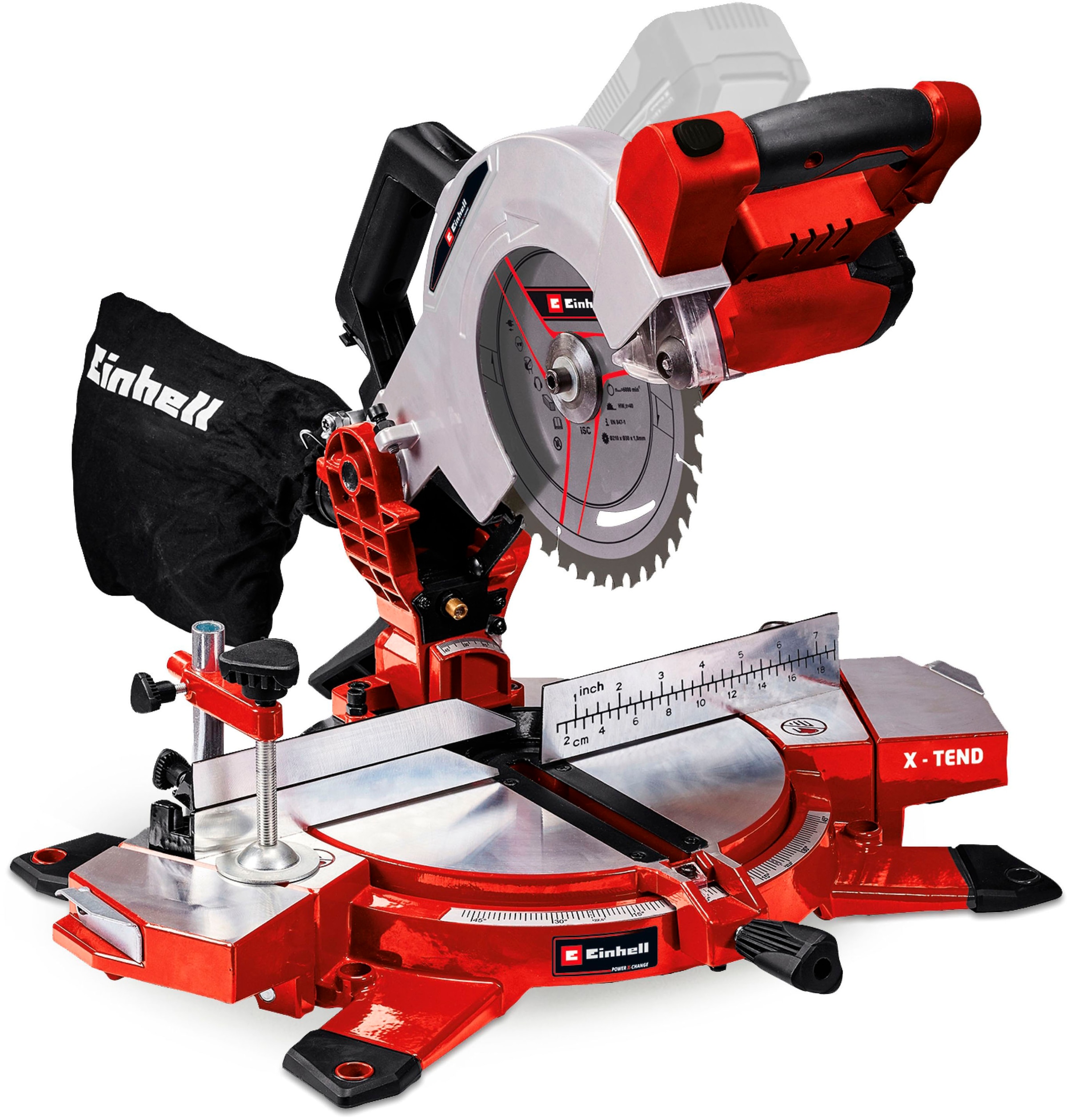 Einhell Akku-Kapp-Gehrungssäge »TE-MS 18/210 Li-Solo«, Power X-Change, 210 mm, ohne Akku und...