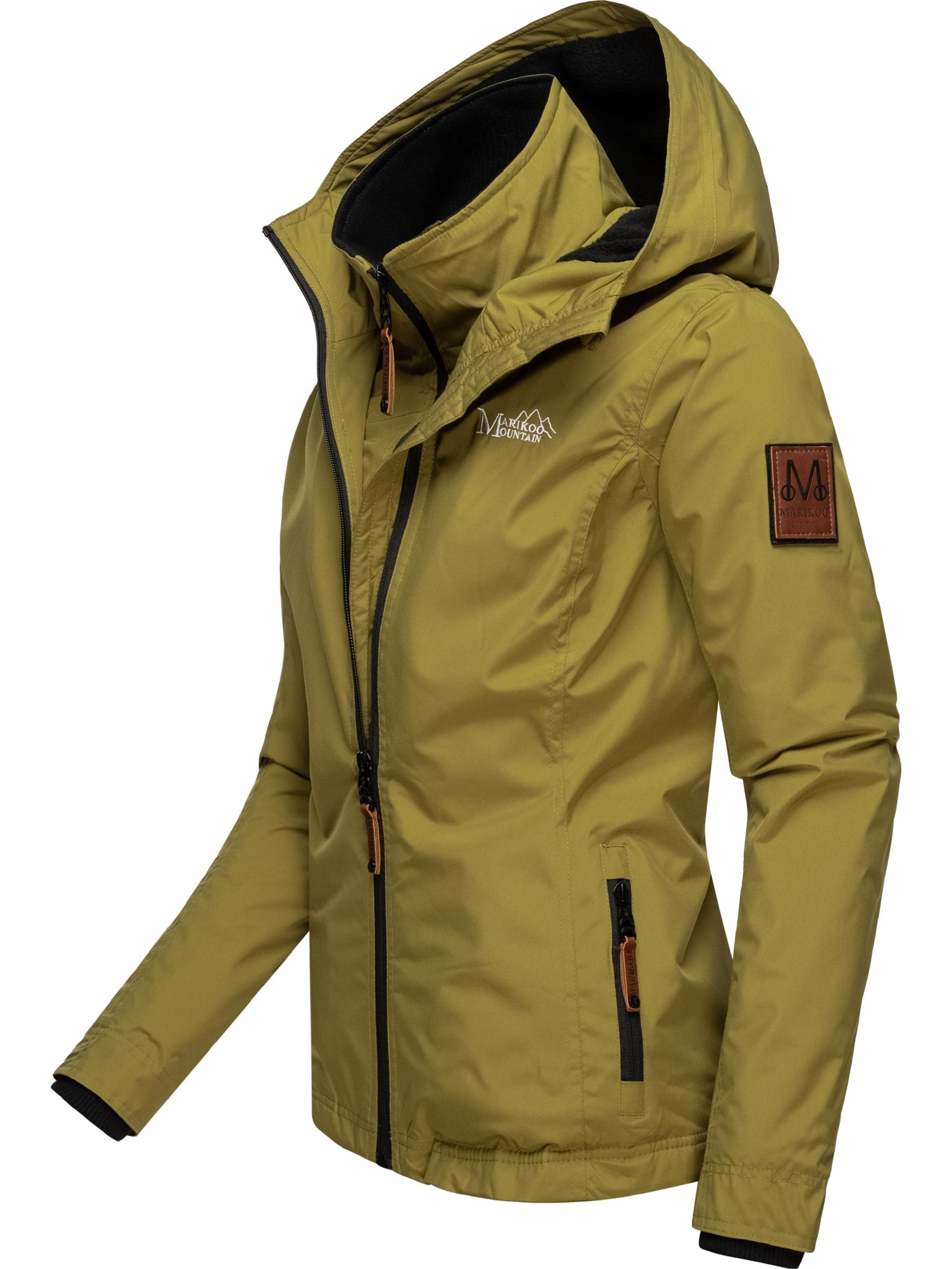 Marikoo Outdoorjacke »Übergangsjacke Erdbeere«, mit Kapuze, sportliche Funktionsjacke mit Kapuze